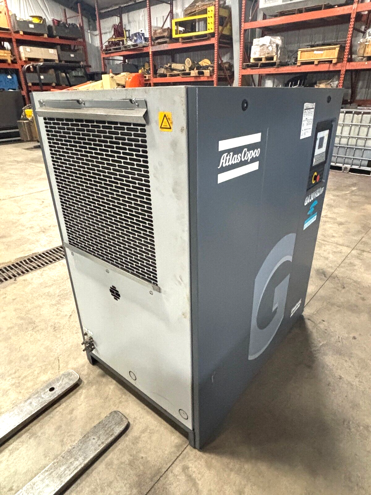 Atlas Copco GA30VSD FF Air Compressor, 40 HP, 30 kW, 230V, 2013 - Maverick Industrial Sales