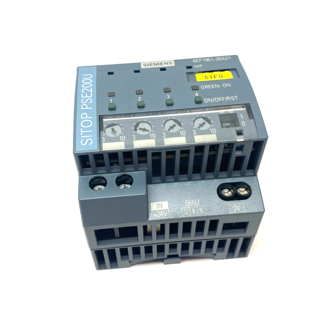 Siemens 6EP1961-2BA21 SITOP PSE200U Selectivity Module 4-Chan. Output 24VDC - Maverick Industrial Sales