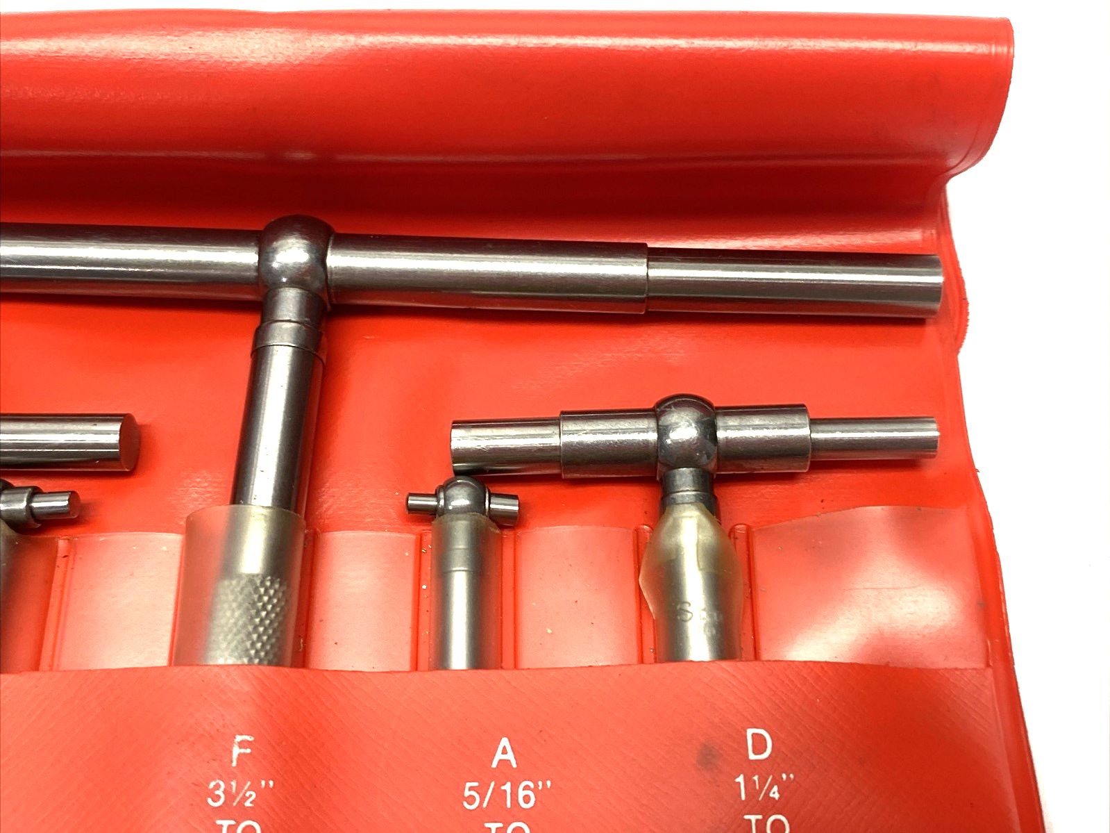 Starrett S579HZ Telescoping Gage Set (6) A,B,C,D,E,F In Case, 5/16" to 6" - Maverick Industrial Sales