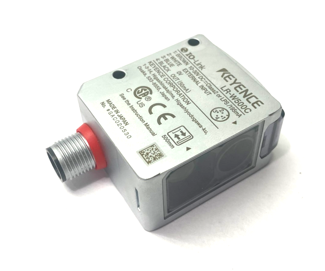Keyence LR-W500C Self-Contained Full-Spectrum Sensor M12 4-Pin - Maverick Industrial Sales
