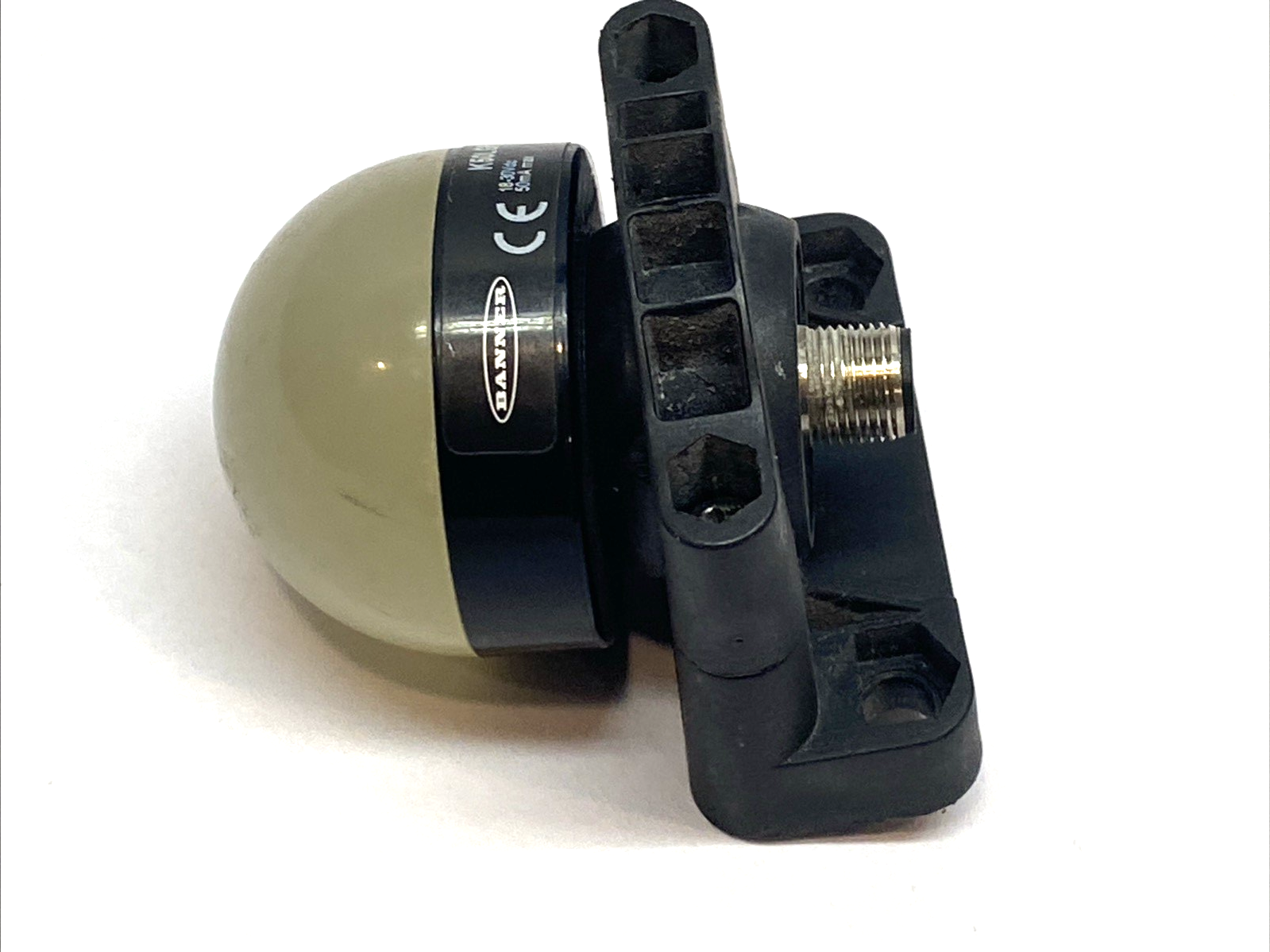 K60LGRY2PQ | Banner K50 3-Color LED Indicator M12 QD 18–30 VDC IP69K - Used - Maverick Industrial Sales