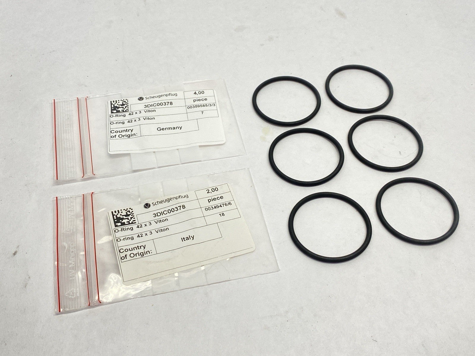 3DIC00378 | Scheugenpflug O-Ring 42 x 3 LOT OF 6 - New – Open box - Maverick Industrial Sales