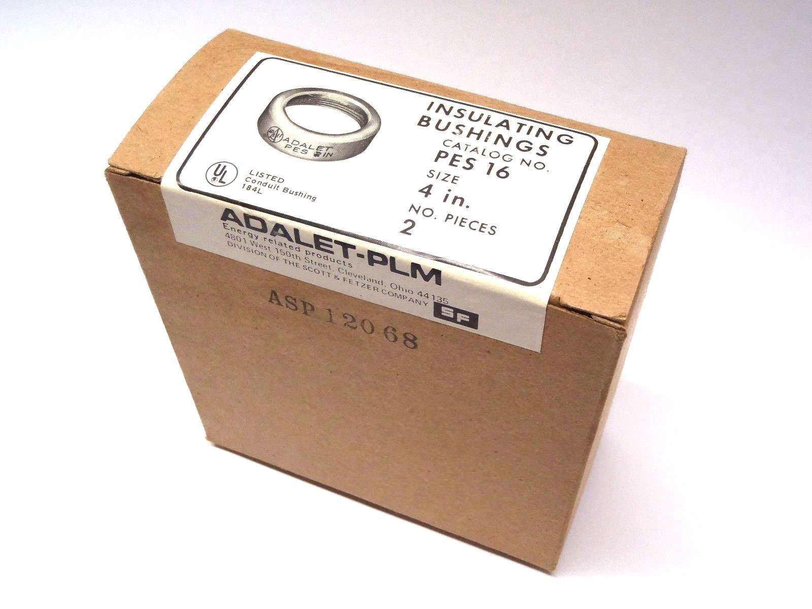 Box of (2) Adalet PES 16 4” Insulating Bushings - New – Open box - Maverick Industrial Sales