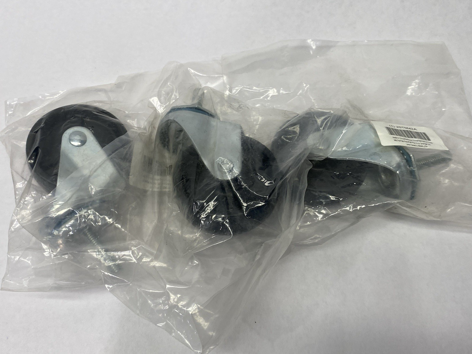 20TM42 Swivel Stem Caster 3" Wheel 125lbs Capacity LOT OF 3 - Maverick Industrial Sales