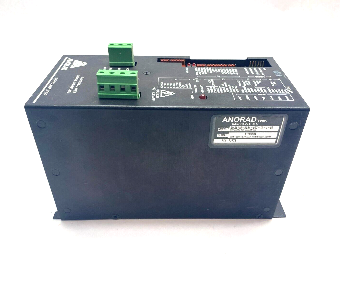 Anorad SMA8115-0C54-007-1A-1-00 Trapezoidal Mode Brushless Servo Amplifier 73772 - Maverick Industrial Sales