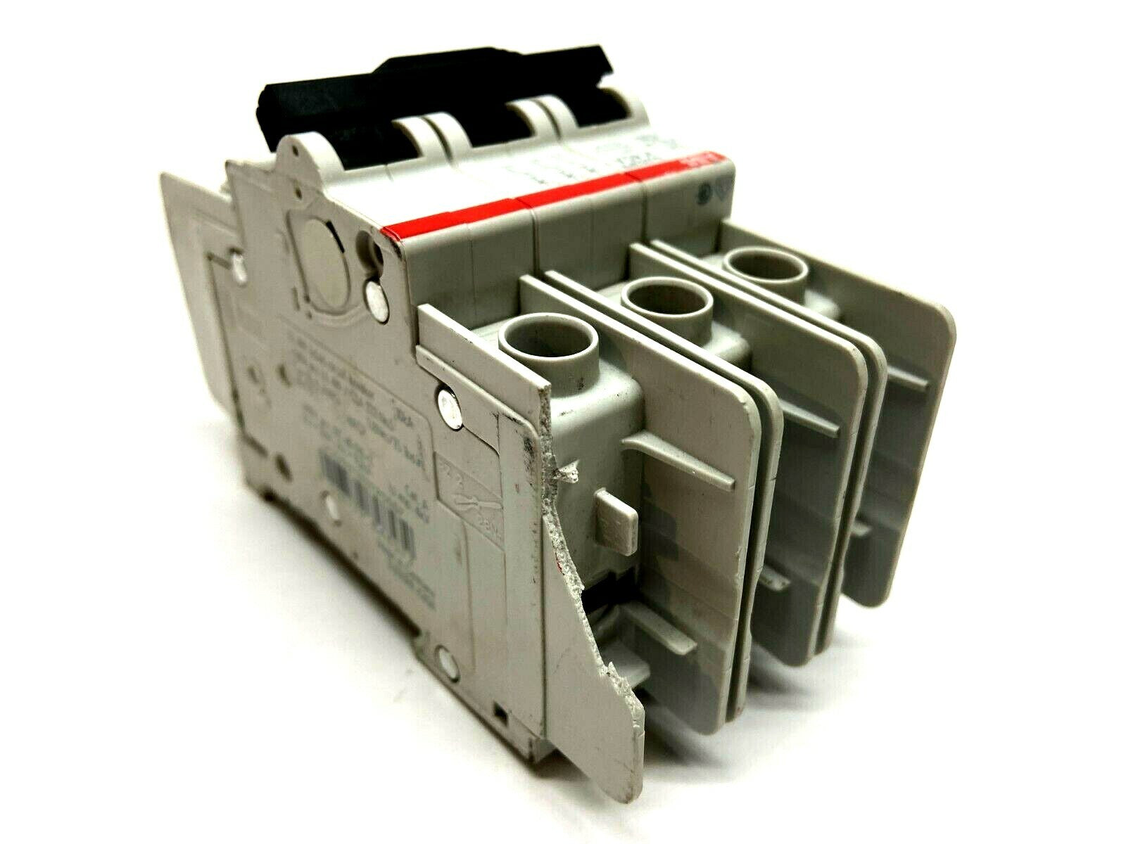 SU203PR | ABB K40A 3-Pole Din Rail Circuit Breaker CASING CRACKED - Used - Maverick Industrial Sales