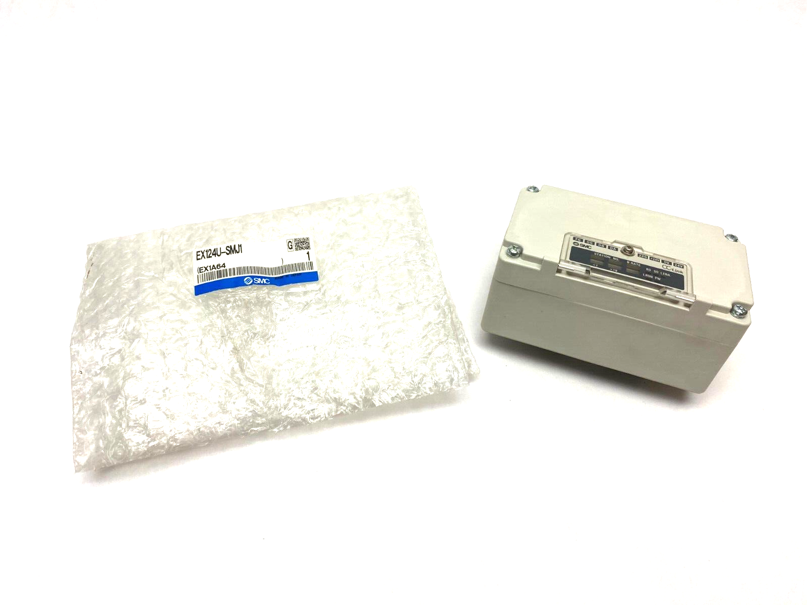 SMC EX124U-SMJ1 CC-Link Ver.1.10 Serial Interface Unit 0/16 IO SI Unit - Maverick Industrial Sales