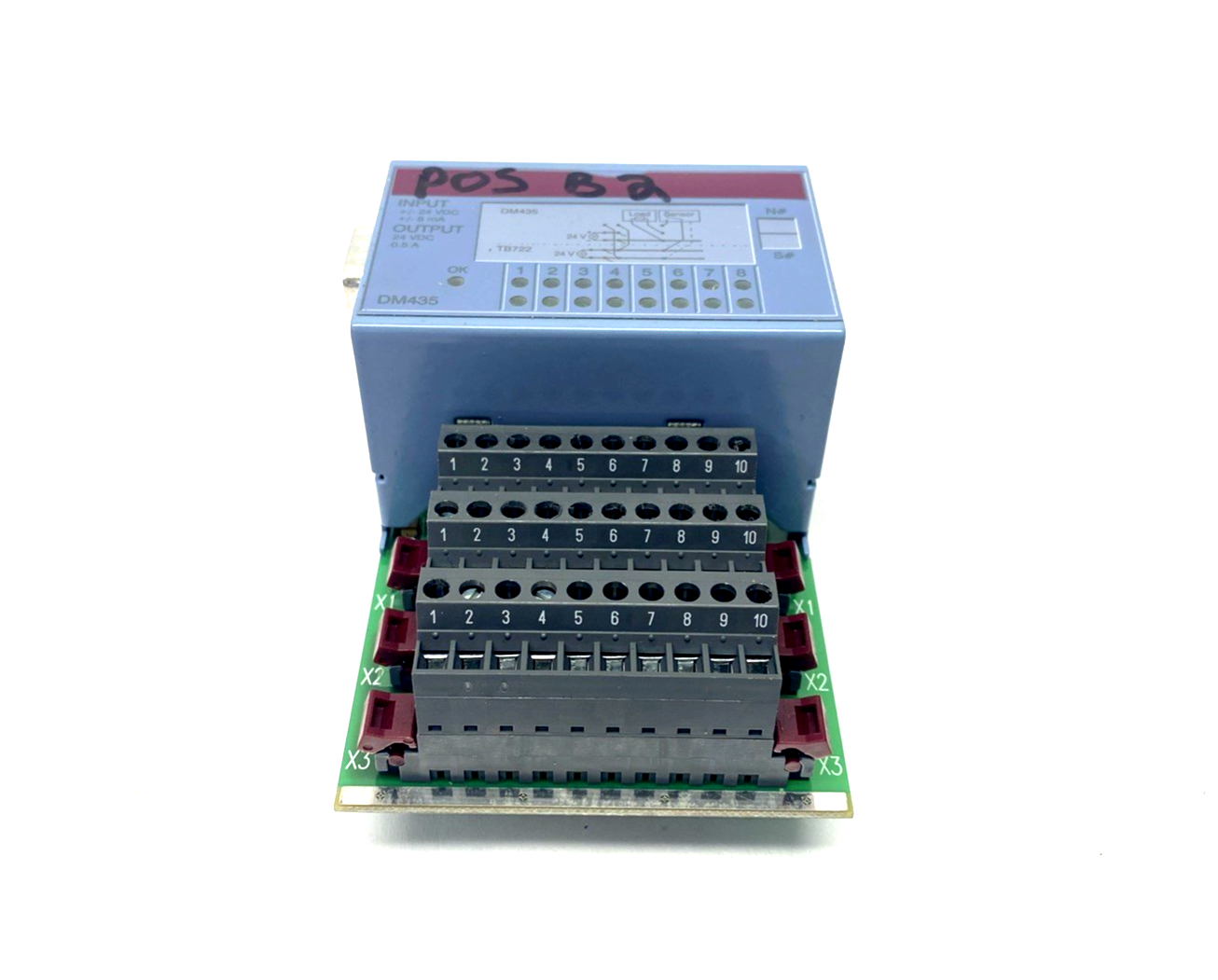 7DM435.7 | B&R Automation Rev. D0 DM435 2003 Digital Mixed Module, 8 I/O 24VDC - Used - Maverick Industrial Sales