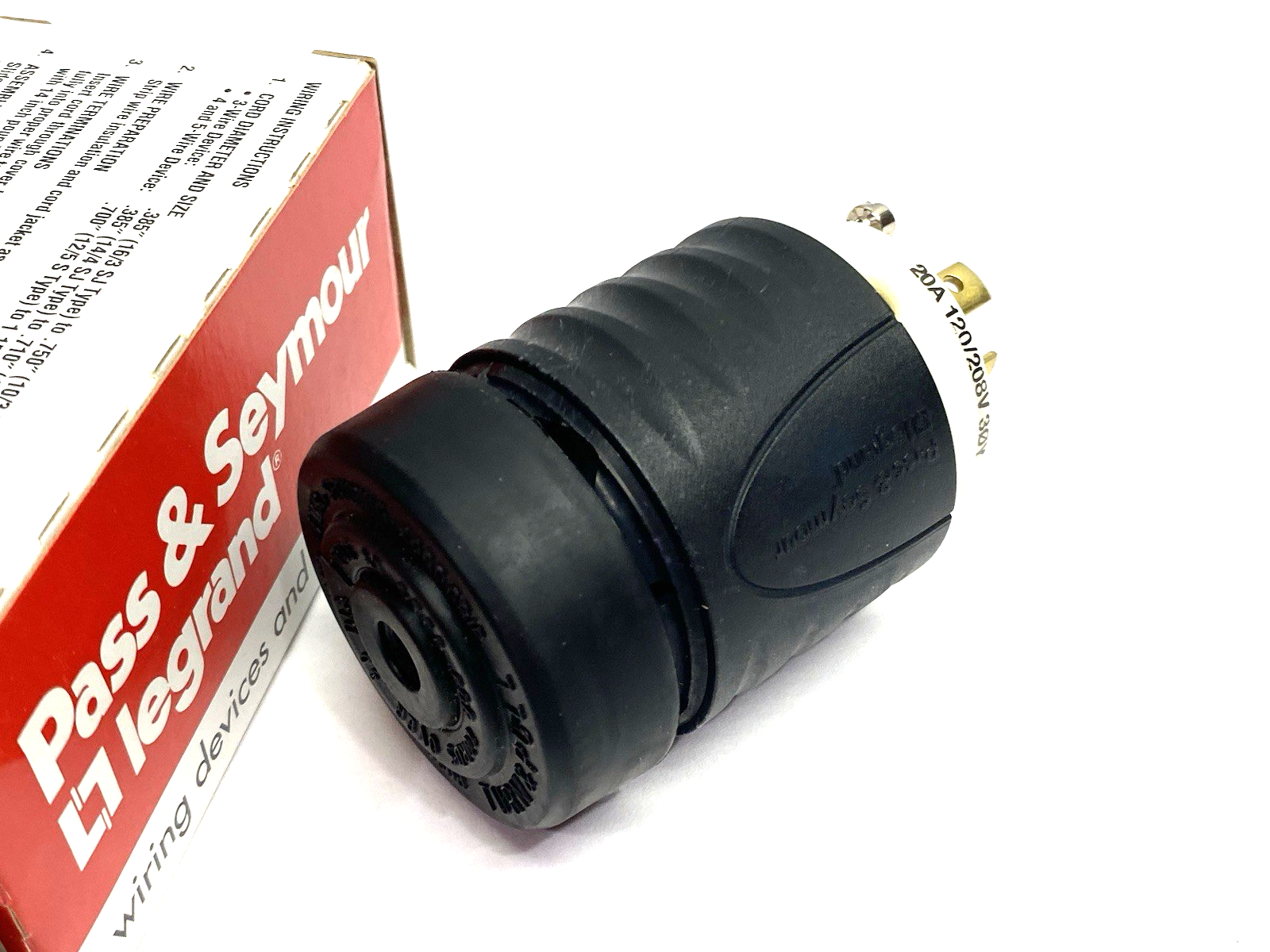 L1820-P | Pass & Seymour Legrand Turnlok Plug 20A 3PH 120/208V 4P 4W - New Other - Maverick Industrial Sales