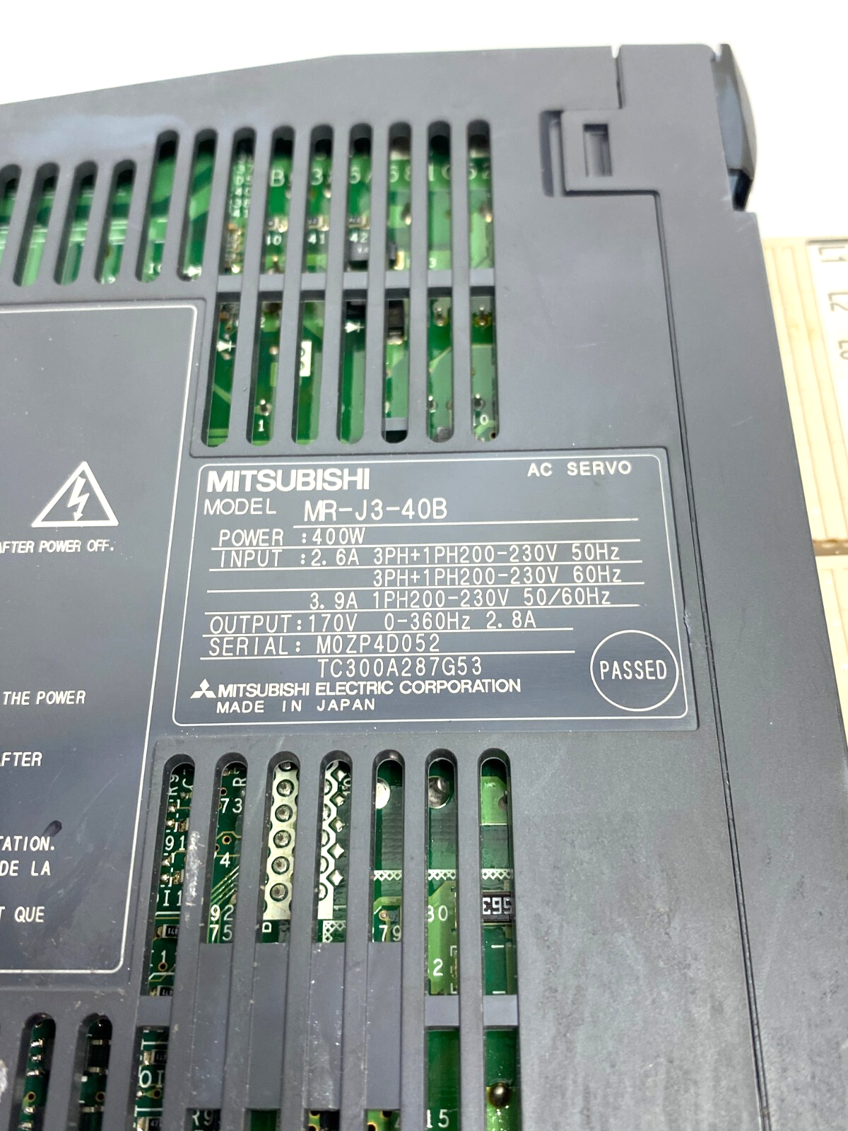 Mitsubishi MR-J3-40B Melservo Servo Drive Unit - Maverick Industrial Sales