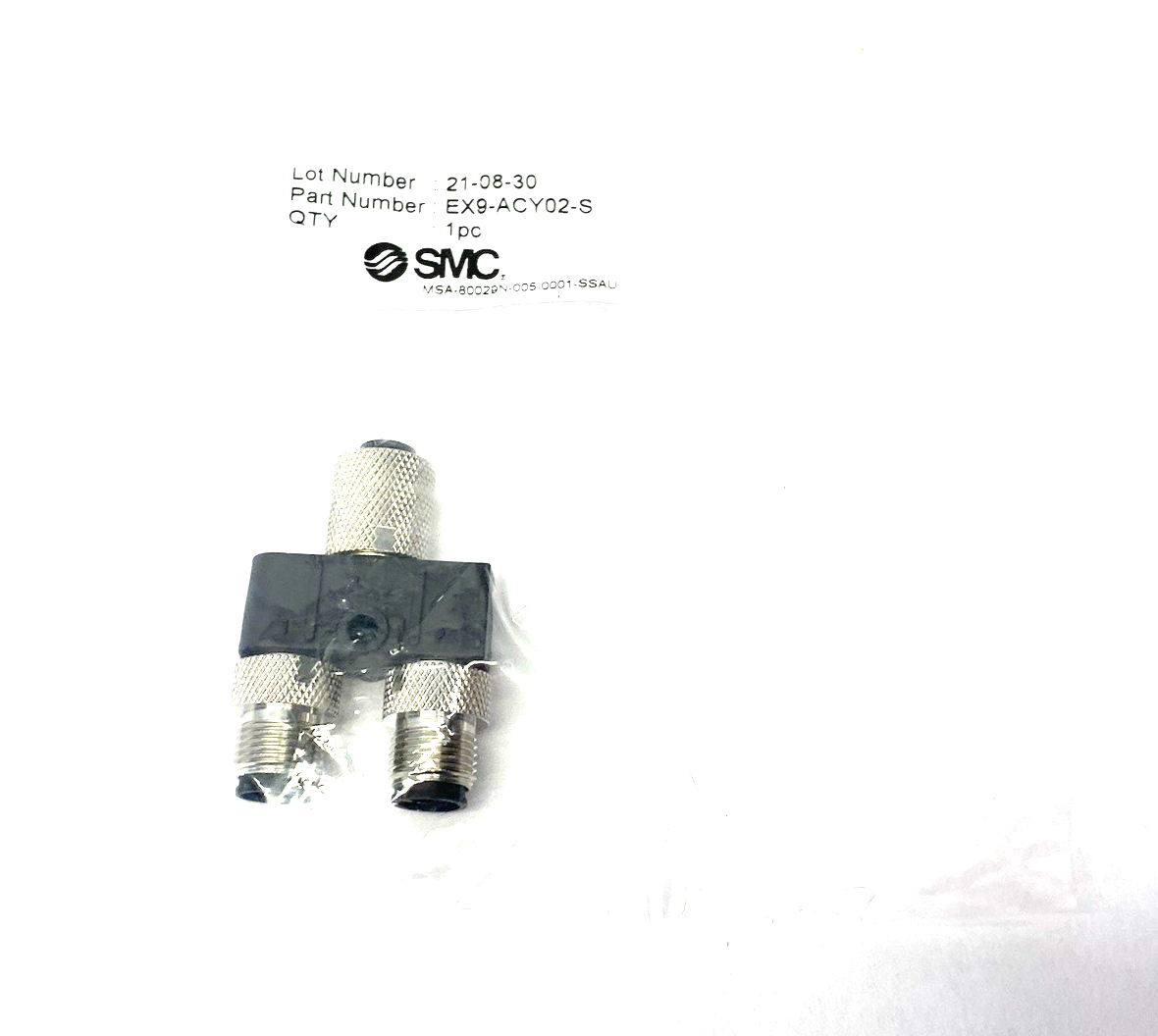 EX9-ACY02-S | SMC Y-Splitter Branch for IO Link Serial Transmission Port, Class B - New - Maverick Industrial Sales