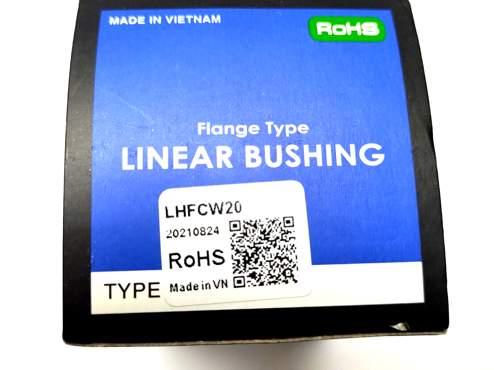 MiSUMi LHFCW20 Flanged Linear Double Ball Bearing 20mm Bore Dia. 80mm Length - Maverick Industrial Sales
