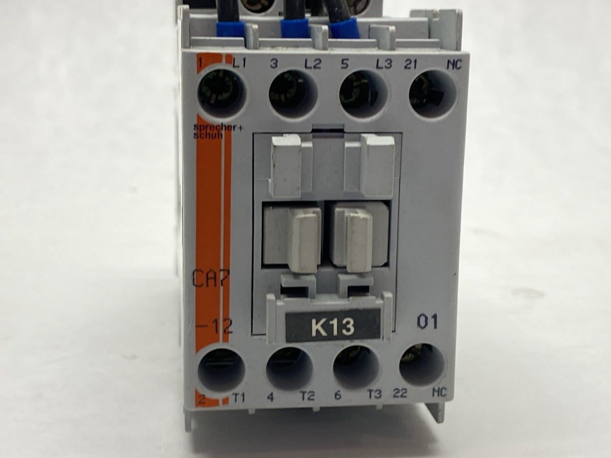 Sprecher+Schuh CA7-12C-01 Power Contactor 3-Pole 12/32A 600V 24VDC Coil - Maverick Industrial Sales