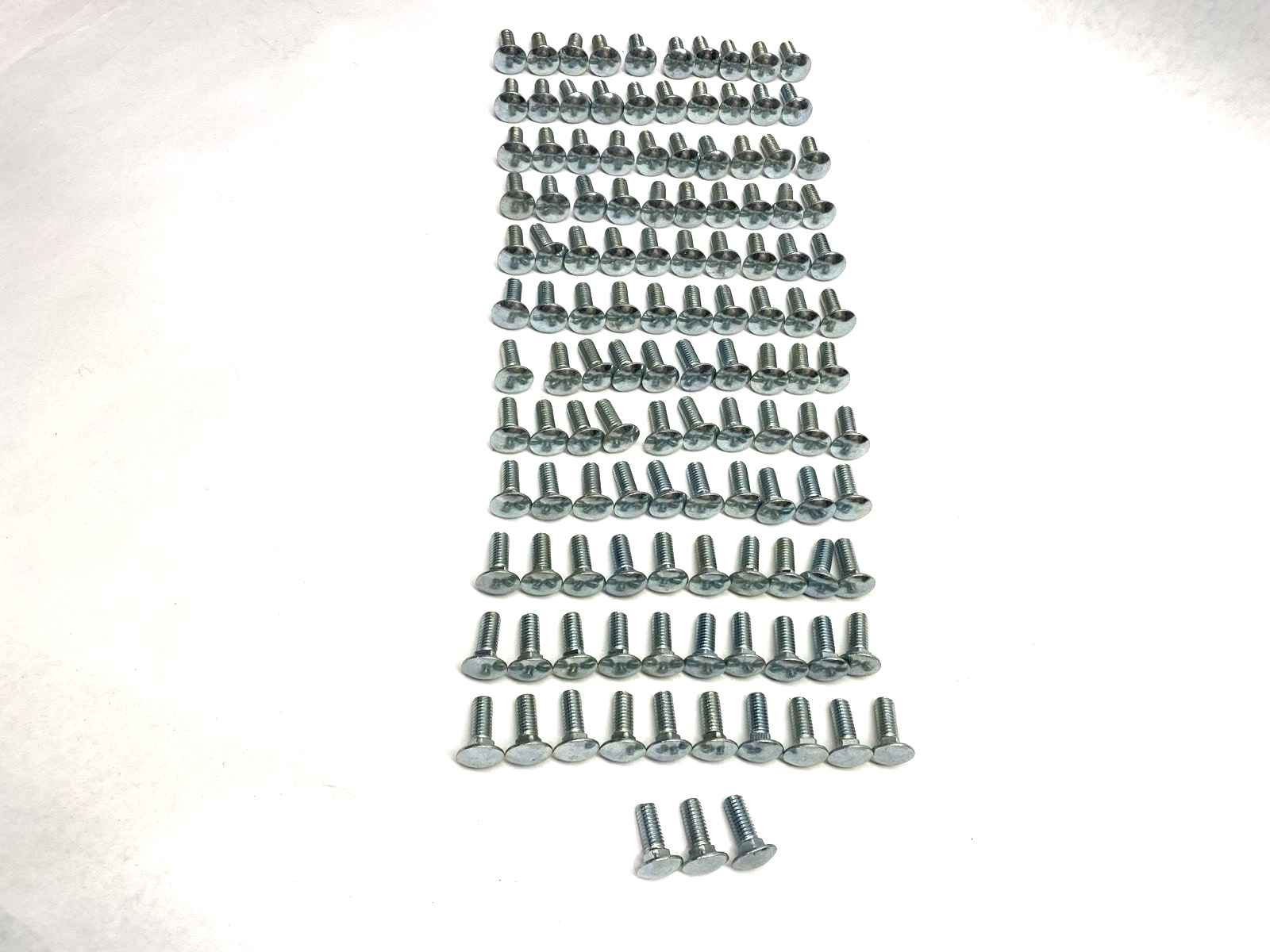 3/8"-16 x 1" Carriage Bolt Grade 2 LOT OF 123 SHELFWARE - New – Open box - Maverick Industrial Sales