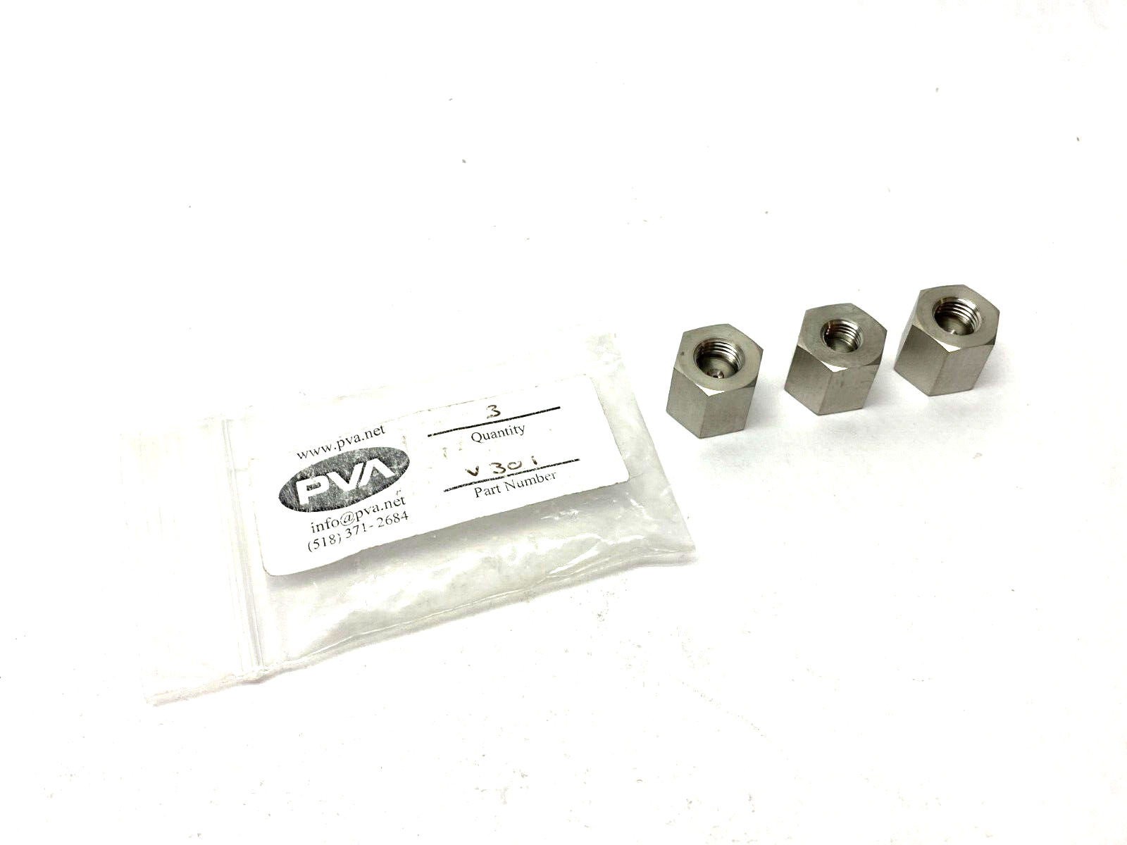 PVA V301 Fluid Dispensing Parts LOT OF 3 - Maverick Industrial Sales