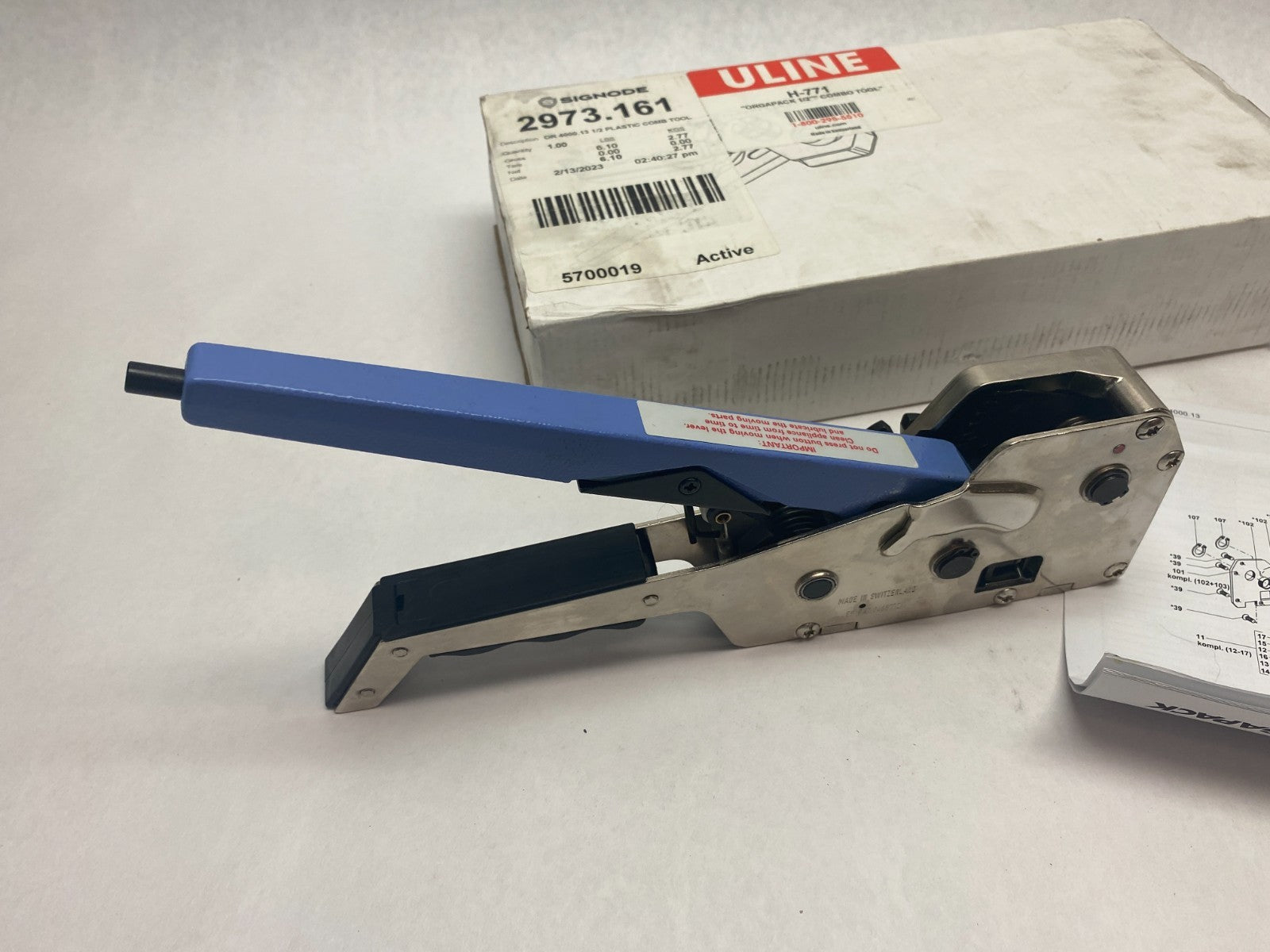 Signode 2973.161 ULine H-771 Orgapack 1/2" Poly Combination Tool OR-4000.13 - Maverick Industrial Sales