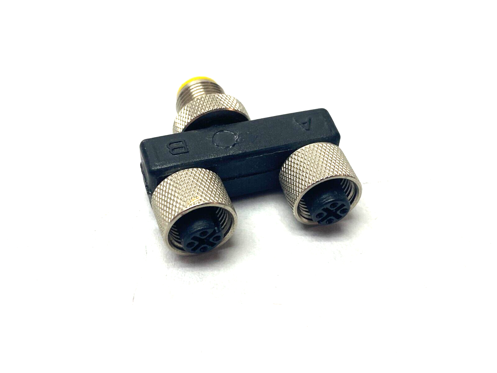 Lumberg Automation ASBS 2 M12-S2326 T-Splitter M12 Female To M12 Male 4-Pin - Maverick Industrial Sales