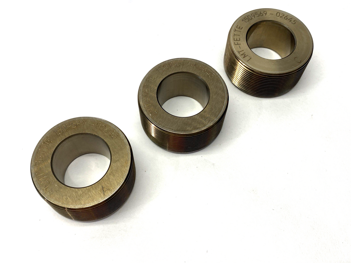 LMT Fette 1509569 Thread Roll M8-M10X1.25 1K Rolls 2 Head LOT OF 3 - Maverick Industrial Sales