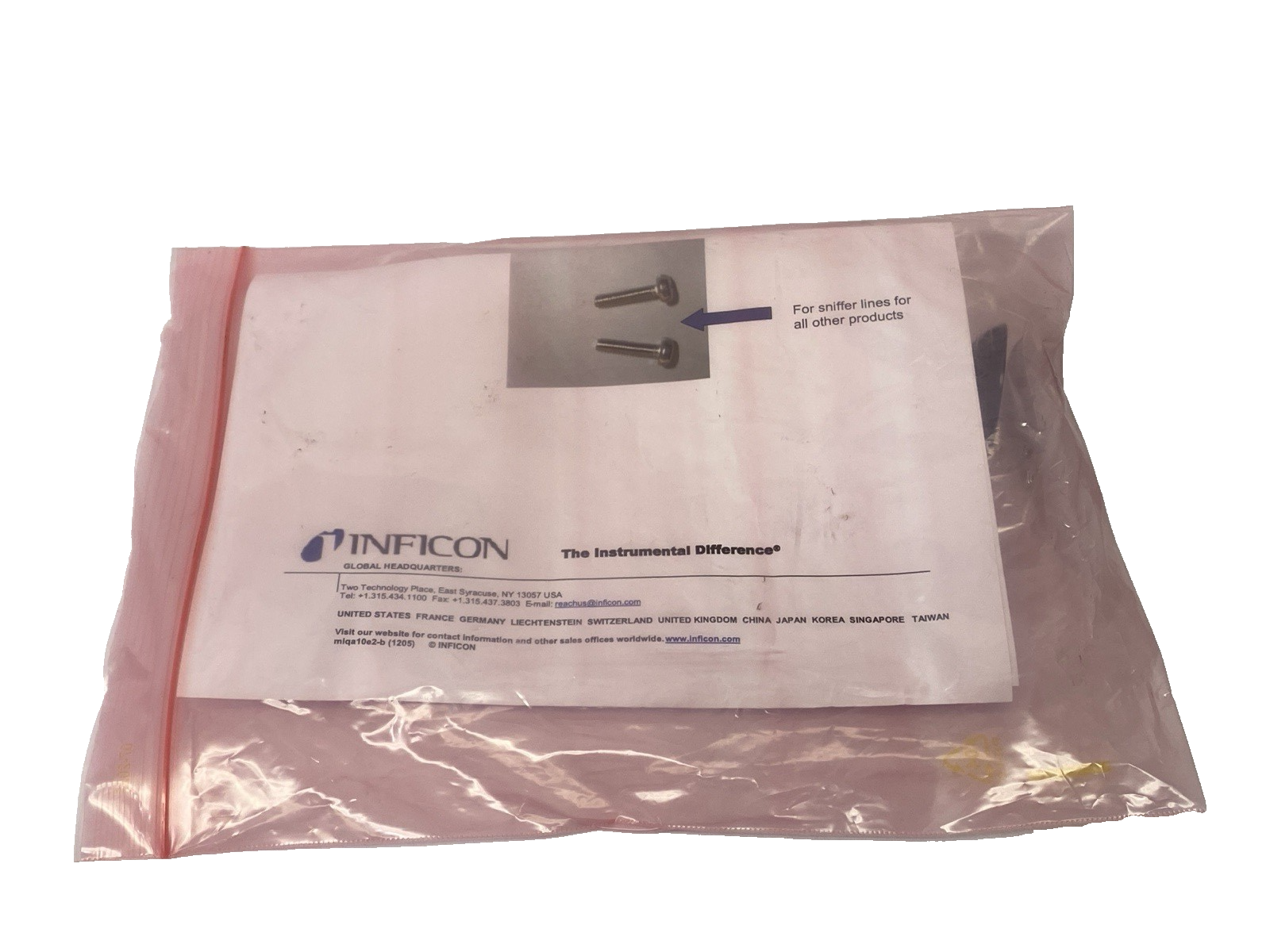 Inficon 521-018 Sniffer Tip 120mm Rigid ST312XL - Maverick Industrial Sales