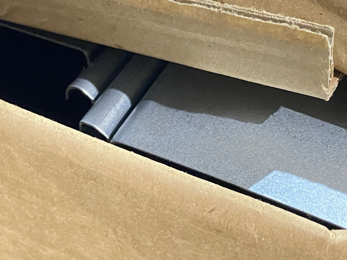 Niedax LLK 60.060 Cable Tray Snap-On Cover Lid 60x60mm 2m Length BOX OF 6 - Maverick Industrial Sales