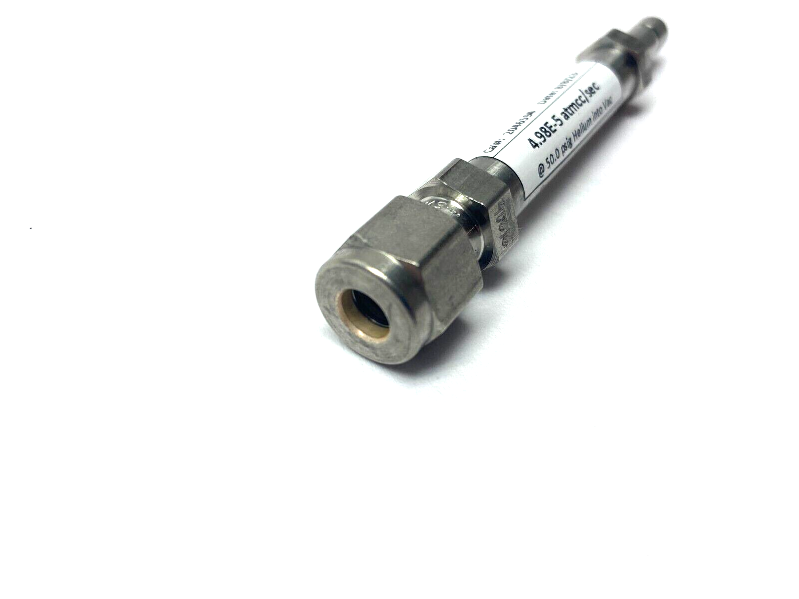 Inficon SPC-2017-G1 Helium Leak Detection Vacuum Jet Nozzle 4.98E-5 atmcc/sec - Maverick Industrial Sales
