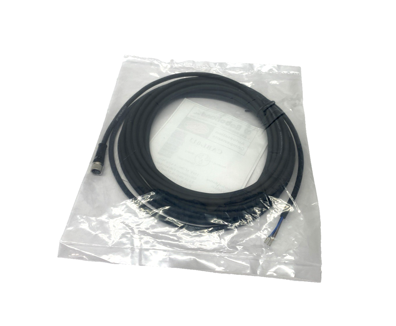 CABL-013 | Robohand M8 3-Pin Quick Disconnect Cable/Cordset 5m - New - Maverick Industrial Sales