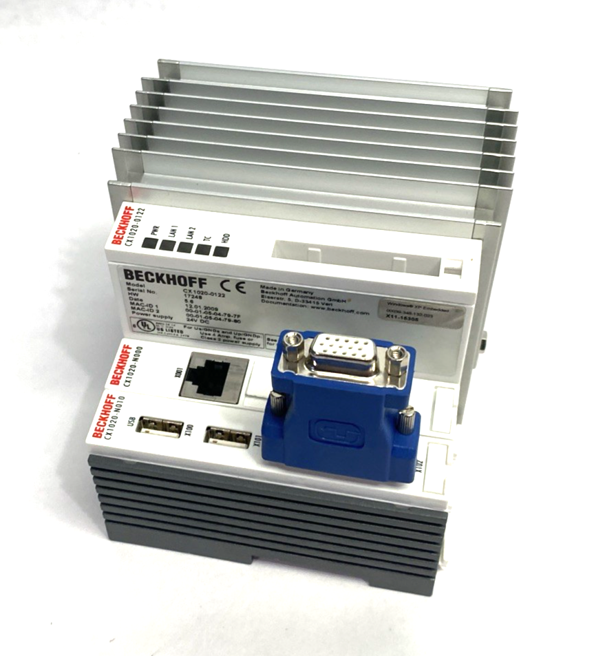 Beckhoff CX1020-0122 Basic CPU Module, Single Core, 1 GHz Intel® CPU - Maverick Industrial Sales
