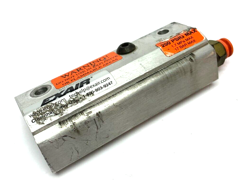 EXAIR 2003 Intelligent Compressed Air Knife 250 PSIG Max MISSING TWO BOLTS - Maverick Industrial Sales