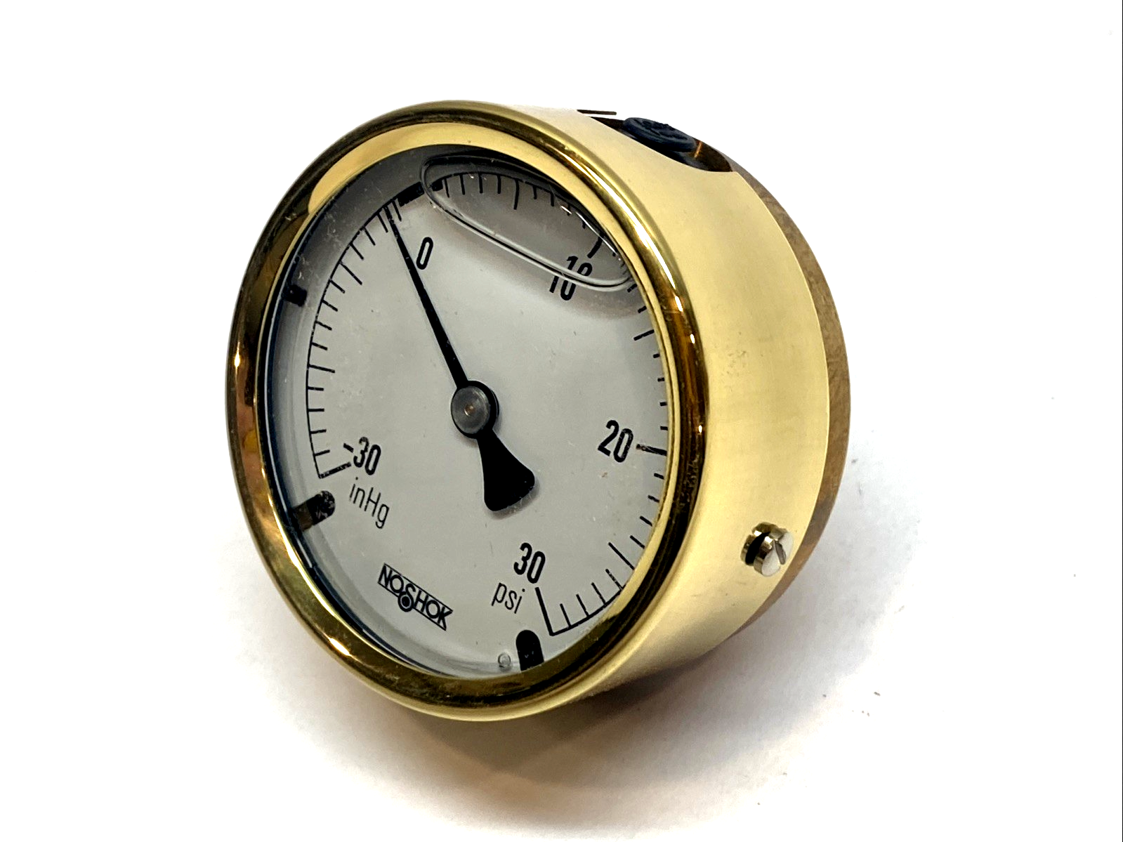 25-310-30inHG/30PSI | Noshok 2.5" Liquid Filled Gauge -30inHg to 30 PSI - New – Open box - Maverick Industrial Sales