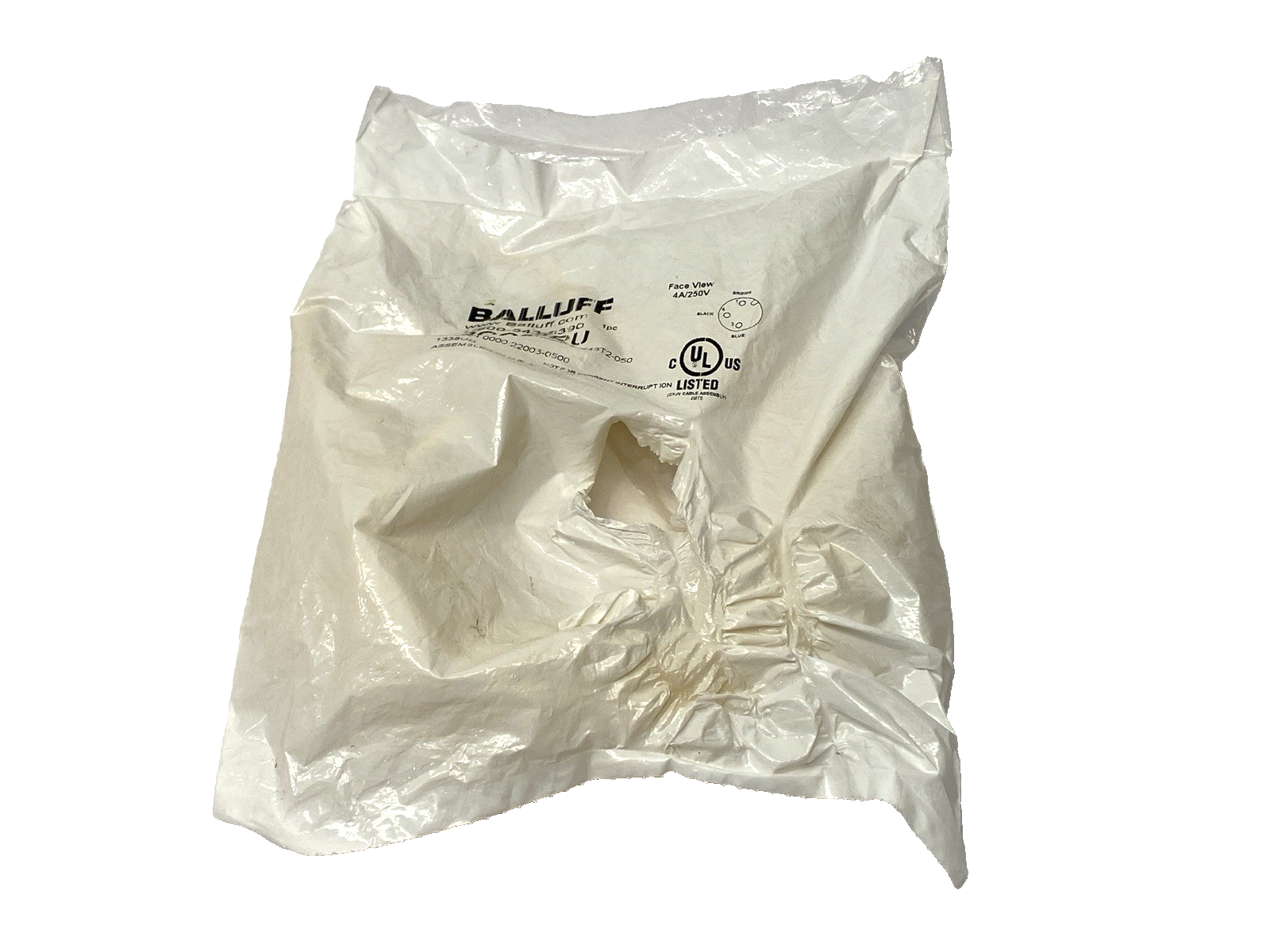 Balluff BCC M425-0000-1A-001-VX43T2-050 Single Ended Cordset M12 5-Pin BCC05RU - Maverick Industrial Sales