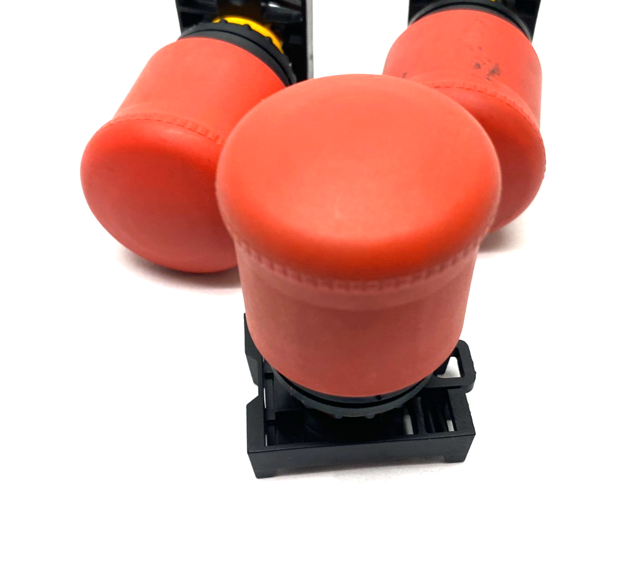 Eaton M22-PV Emergency Stop Pushbutton Twist-Release Red Nonilluminated LOT OF 3 - Maverick Industrial Sales