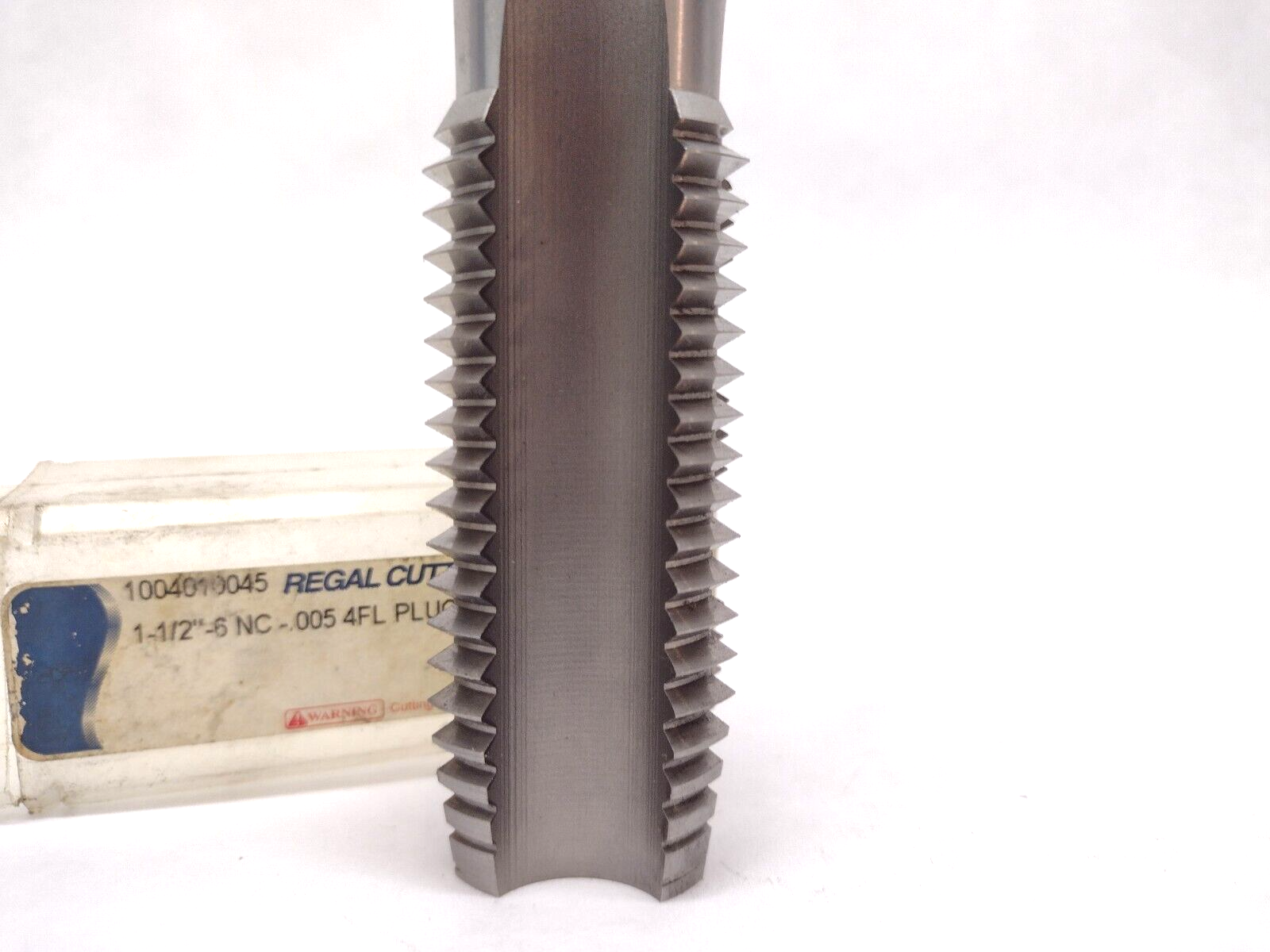 Regal Cutting Tools 0401K52B 1-1/2"-6 NC-.005 4FL Plug - Maverick Industrial Sales