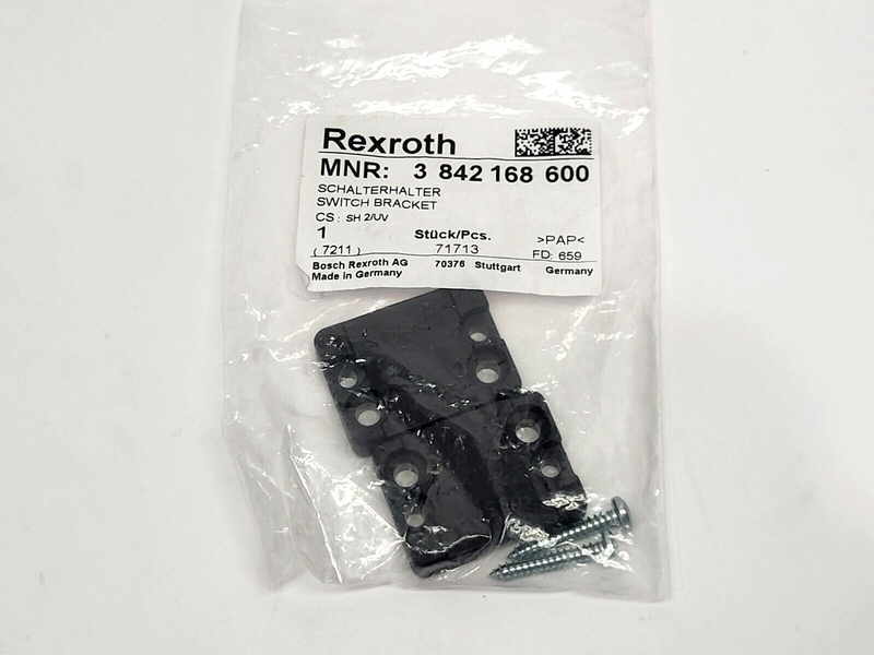 Bosch Rexroth 3842168600 Elements TS2+ Proximity Switch Bracket - Maverick Industrial Sales