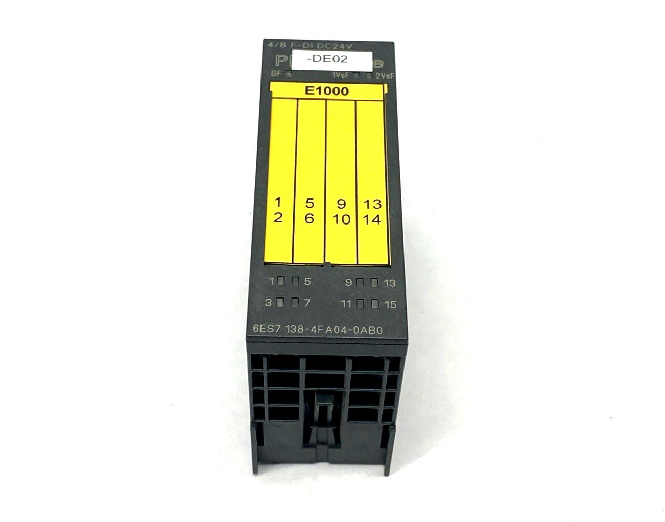 Siemens 6ES7138-4FA04-0AB0 ET200S Electronic Module 4/8 F-DI PROFIsafe 24VDC - Maverick Industrial Sales
