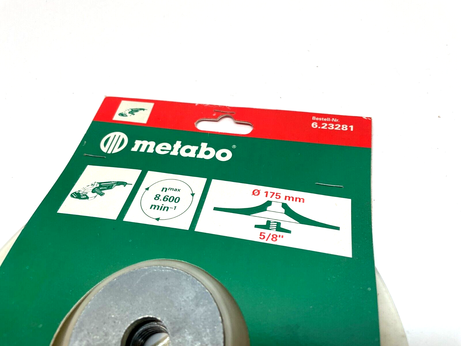 Metabo 6.23281 Flexible Backing Pad 7", 175mm, 5/8" Nut, Angle Grinder - Maverick Industrial Sales