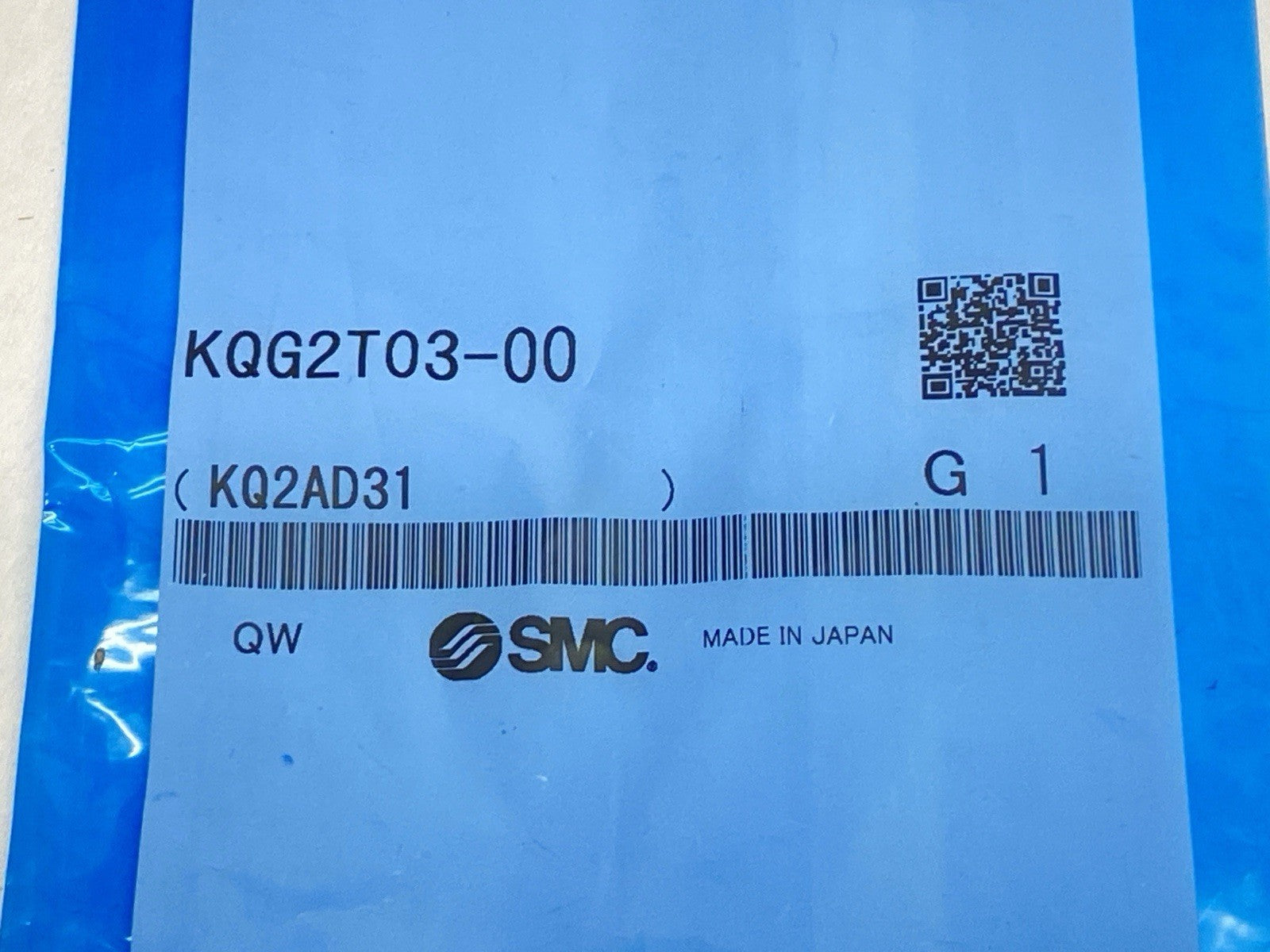 KQG2T03-00 | SMC KQC Union Tee Fitting Stainless Steel 5/32" OD - New – Open box - Maverick Industrial Sales