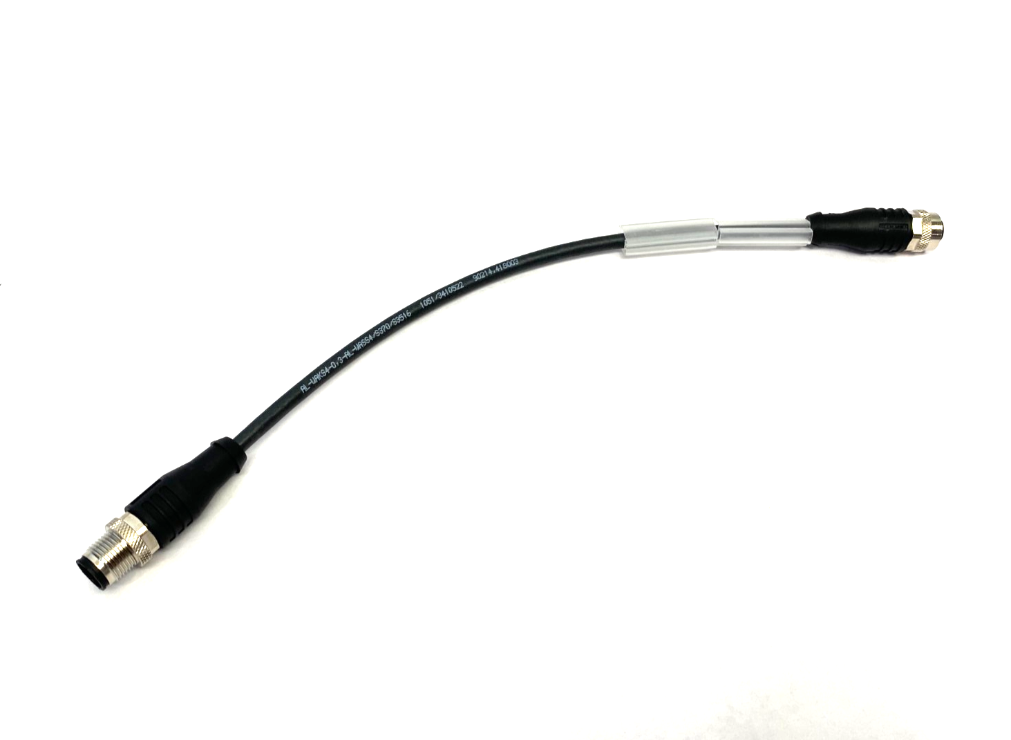 Escha AL-WAKS4-0,3-AL-WASS4/S370/S3516 Straight Dbl-Ended Cordset 90214.418003 - Maverick Industrial Sales