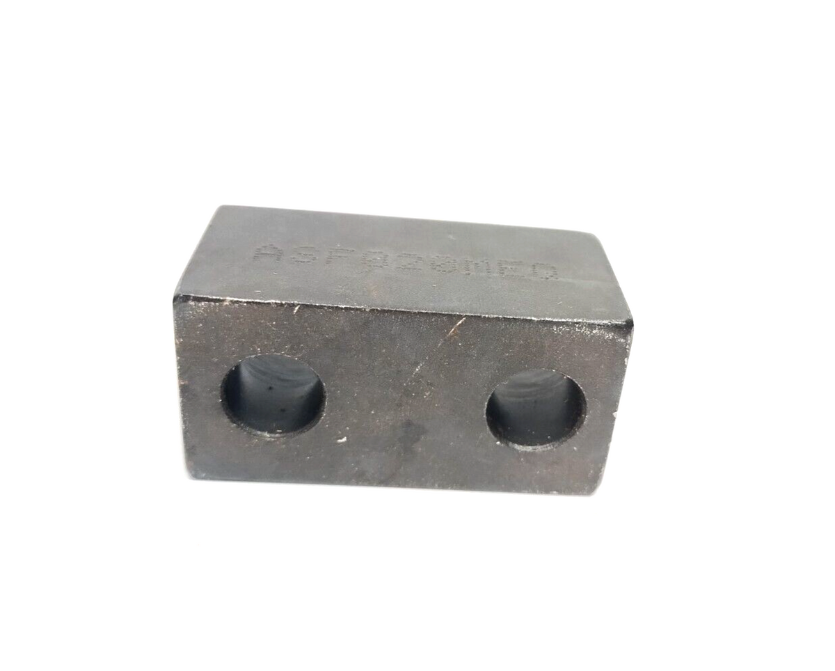 ASF020, ASF020MEQ | NAAMS ASF020 Flat Stop Block 2 Hole C/Bore For M10 Socket Head Screws LOT OF 5 - New – Open box - Maverick Industrial Sales