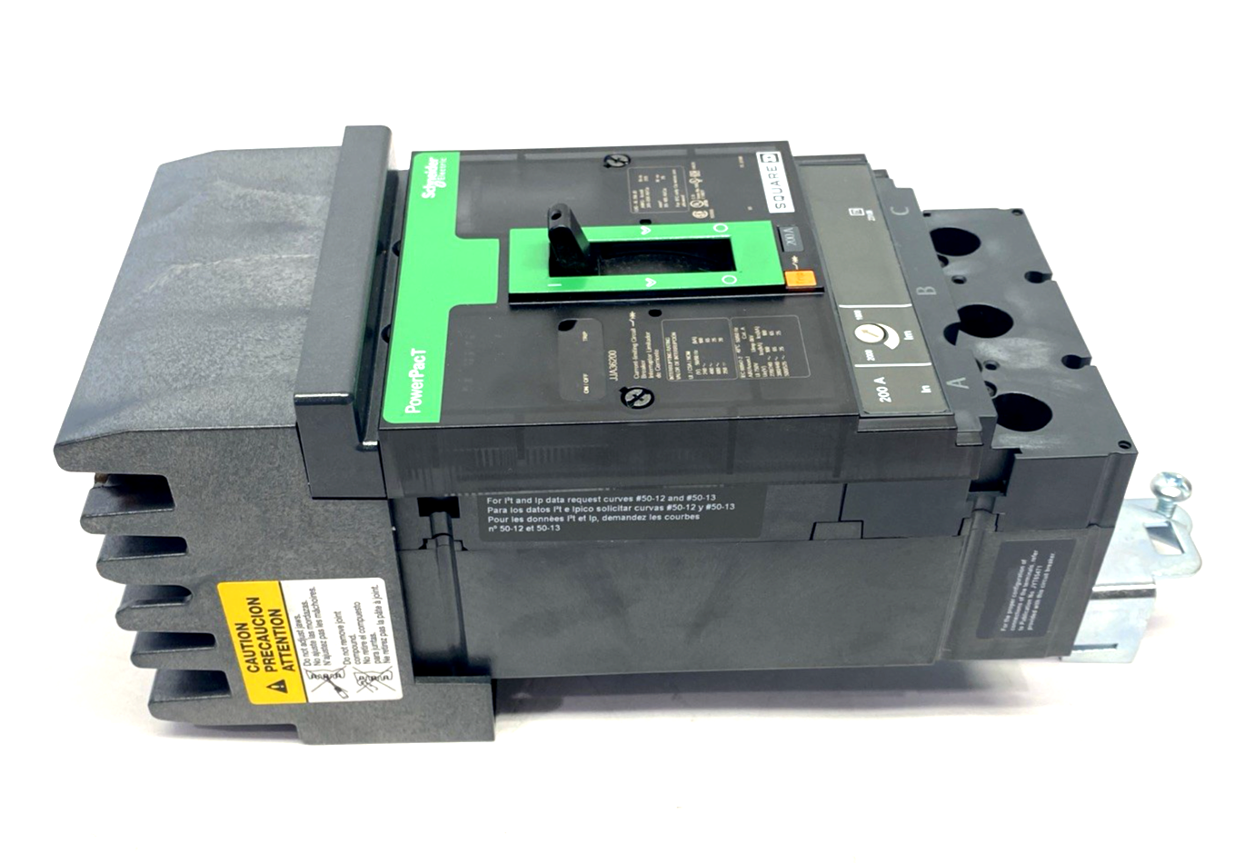 Schneider Electric JJA36200 Circuit Breaker, PowerPacT J, 200A 3P 600VAC 25kA - Maverick Industrial Sales