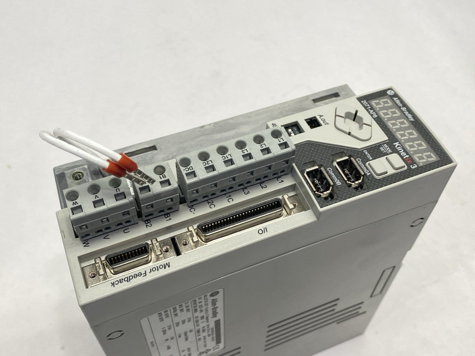 Allen Bradley 2071-AP8 Ser. B Kinetix 3 800W Servo Drive 3PH 5A 220VAC - Maverick Industrial Sales