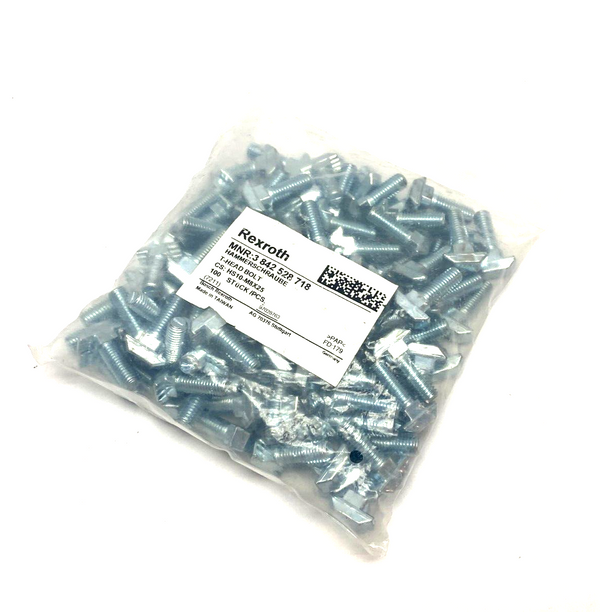 Bosch Rexroth 3842528718 T-Head Bolt CS: HS10-M8x25 PKG OF 100 - Maverick Industrial Sales