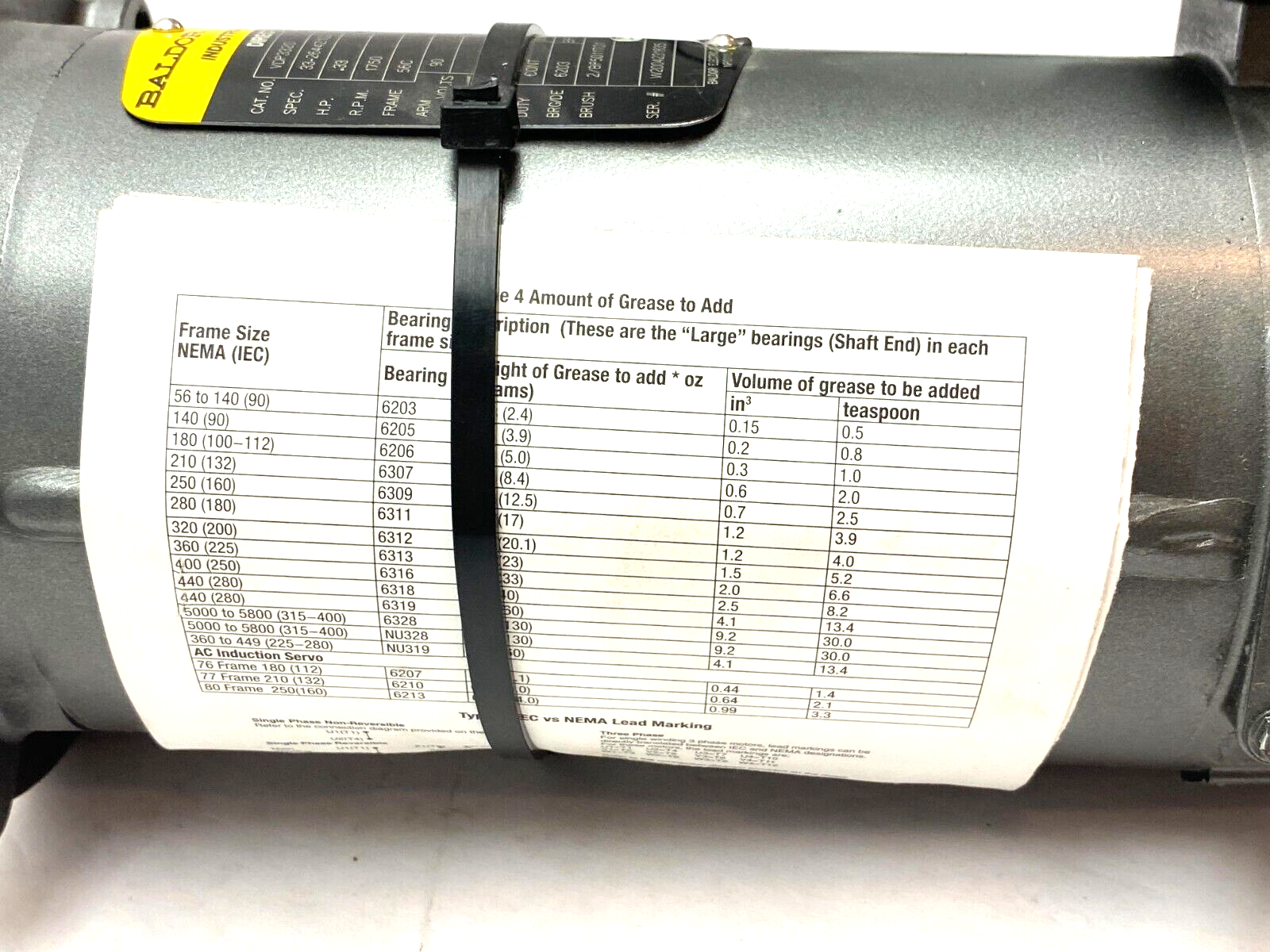 Baldor Reliance VDP3320 Direct Current Motor .33HP 1750rpm 56C Frame 33-2644Z102 - Maverick Industrial Sales