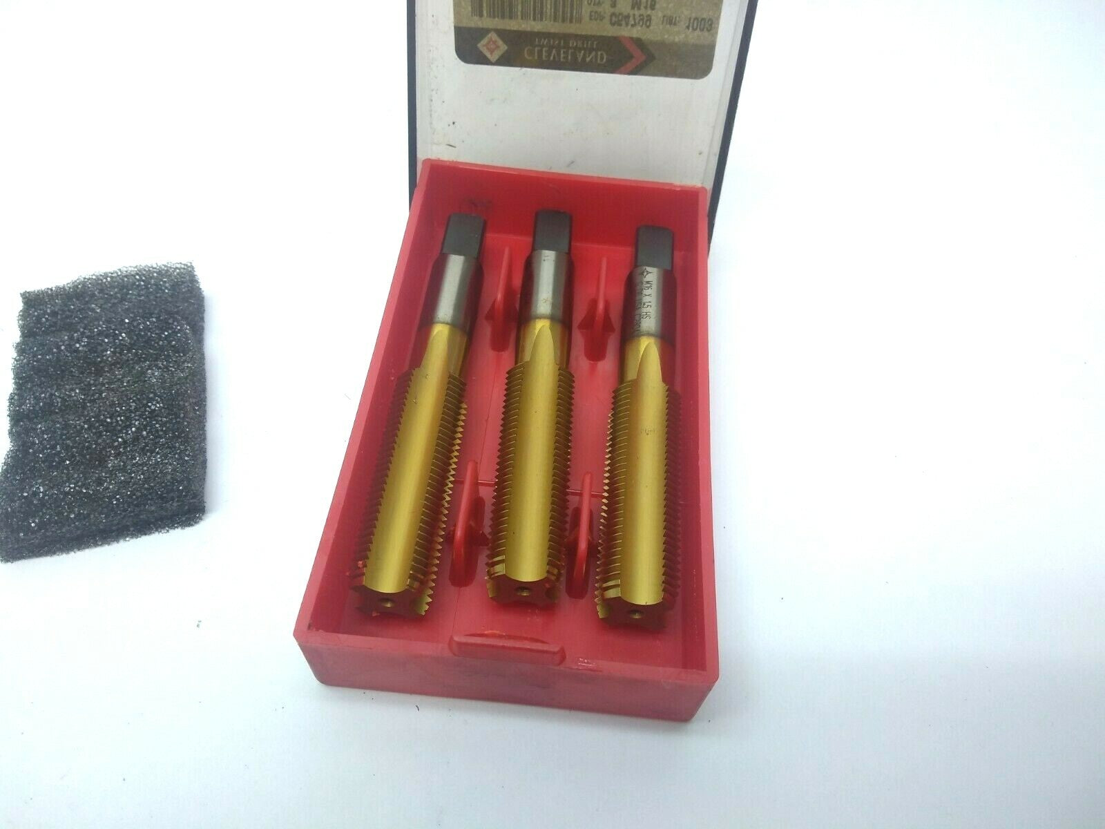 Cleveland C54799 Twist Drill 1003 M16x1.5 Bottoming Hand Tap 4 Flute 3 Pack - Maverick Industrial Sales