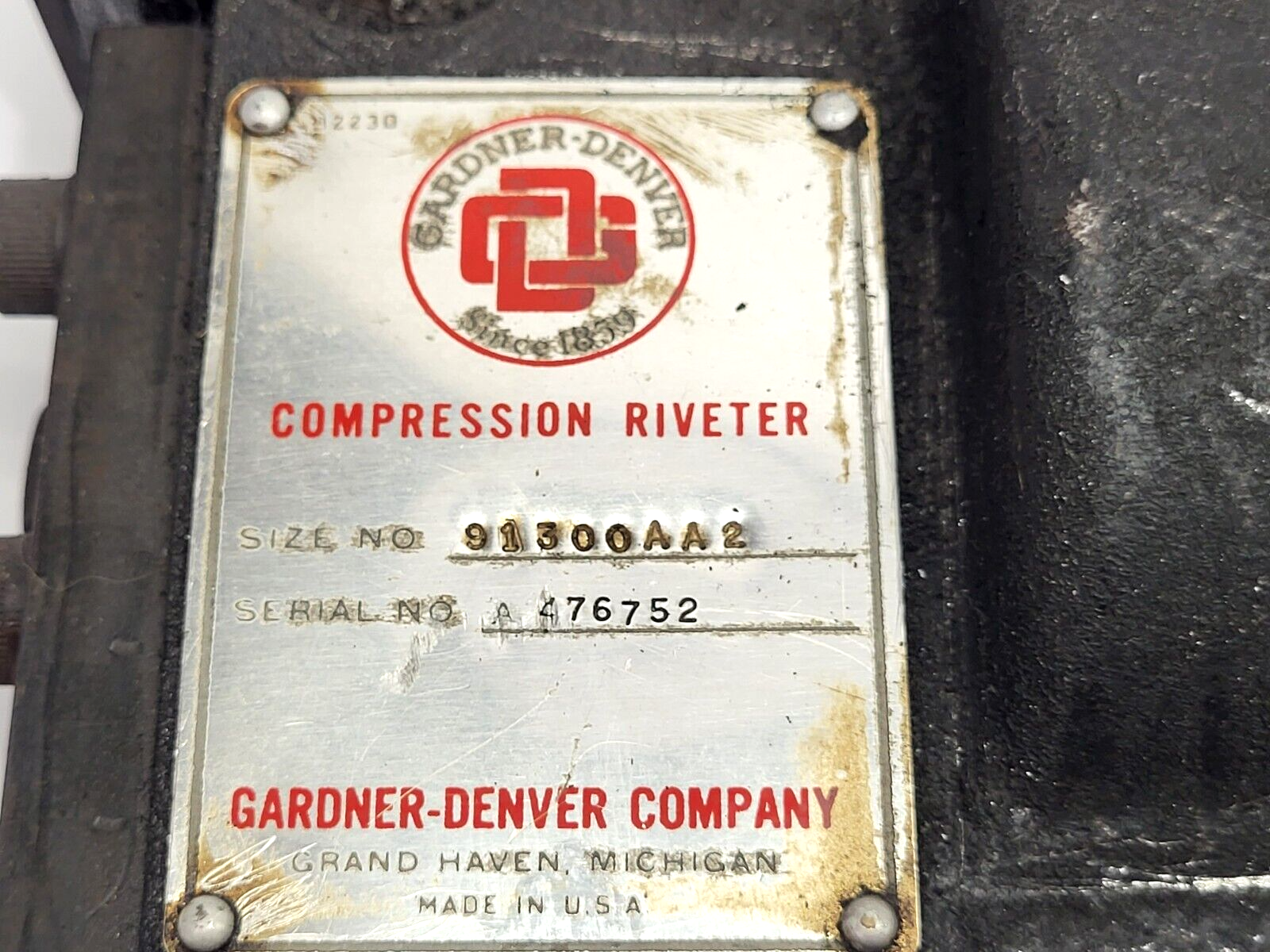 Gardner Denver 91300AA2 Compression Riveter - Maverick Industrial Sales