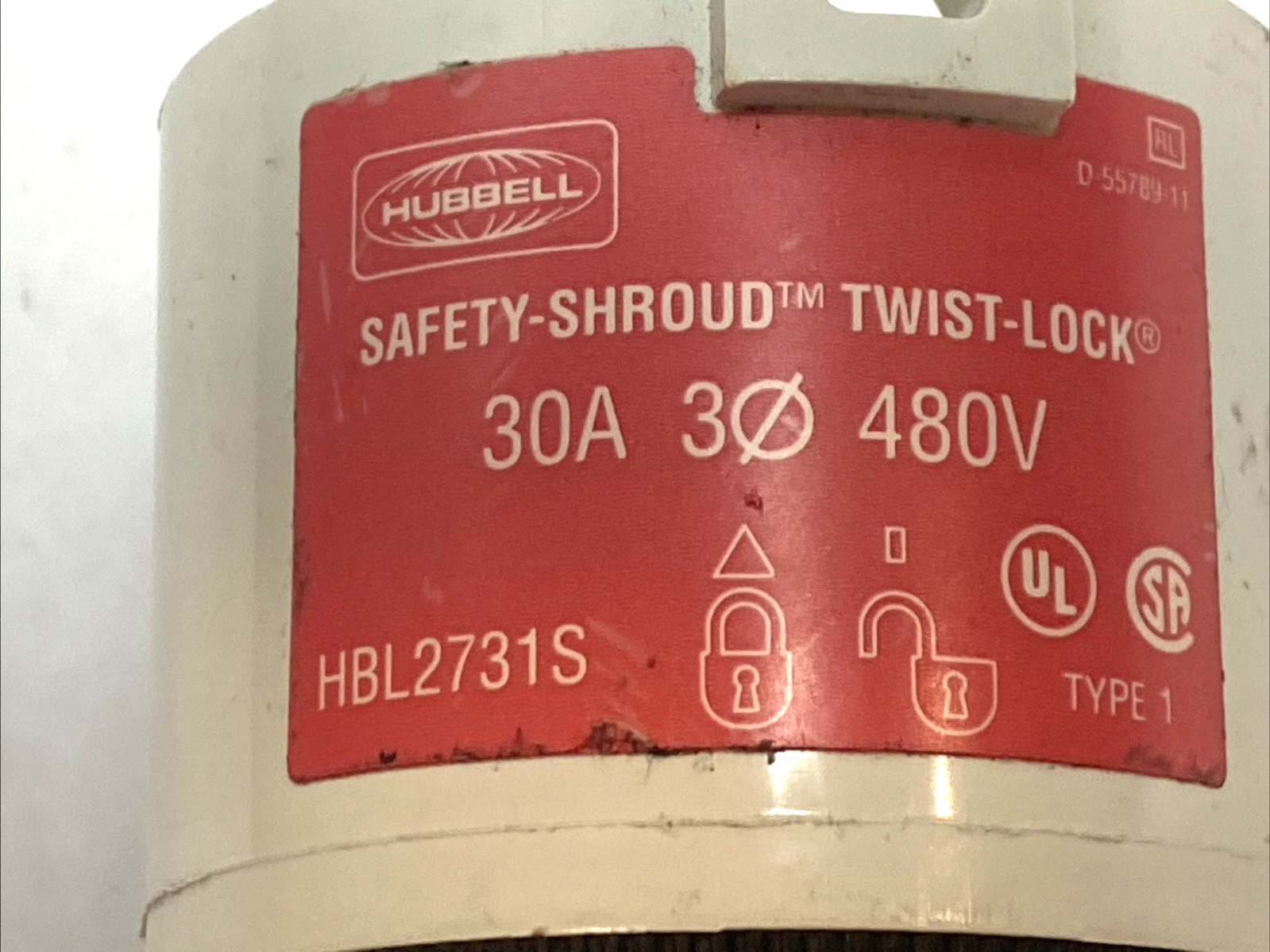 Hubbell HBL2713 Locking Connector 30A 125/250V - Maverick Industrial Sales