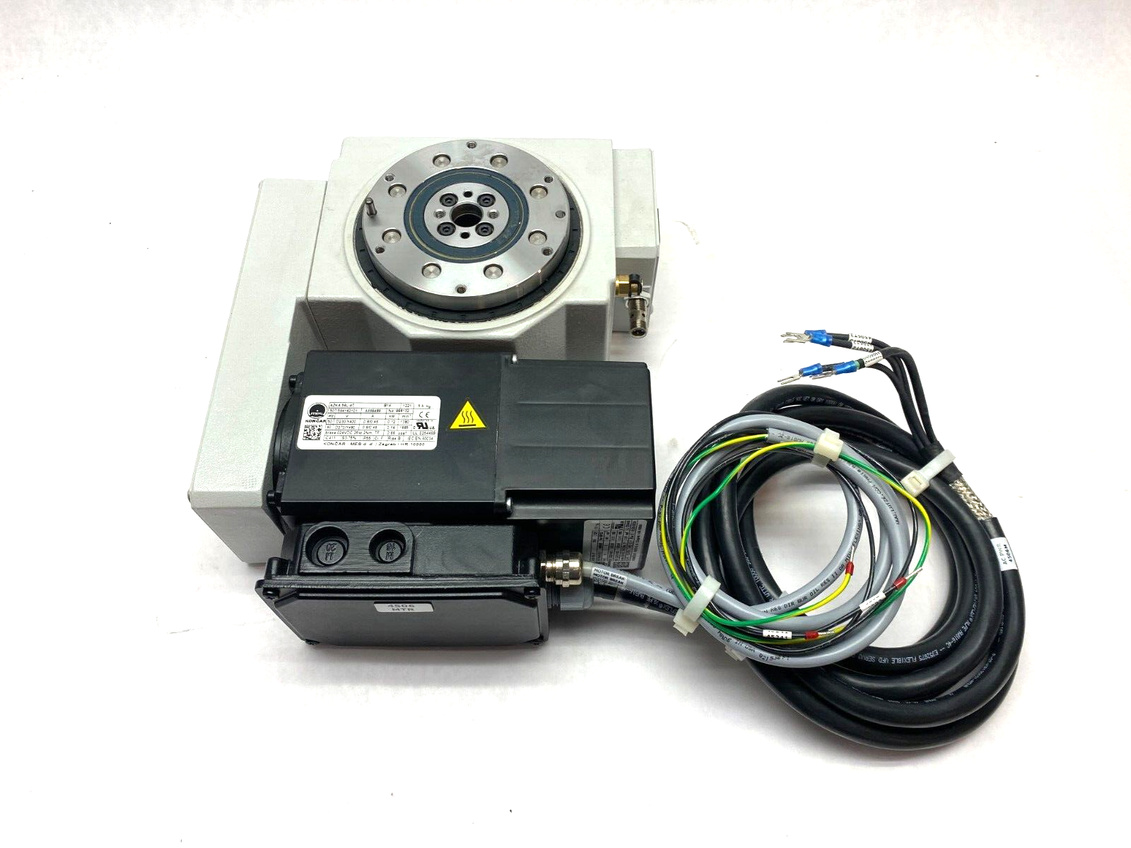 Weiss TC120T Rotary Indexing Table, 8-Station, Speed A, Koncar AZKA 56L-4T Motor - Maverick Industrial Sales