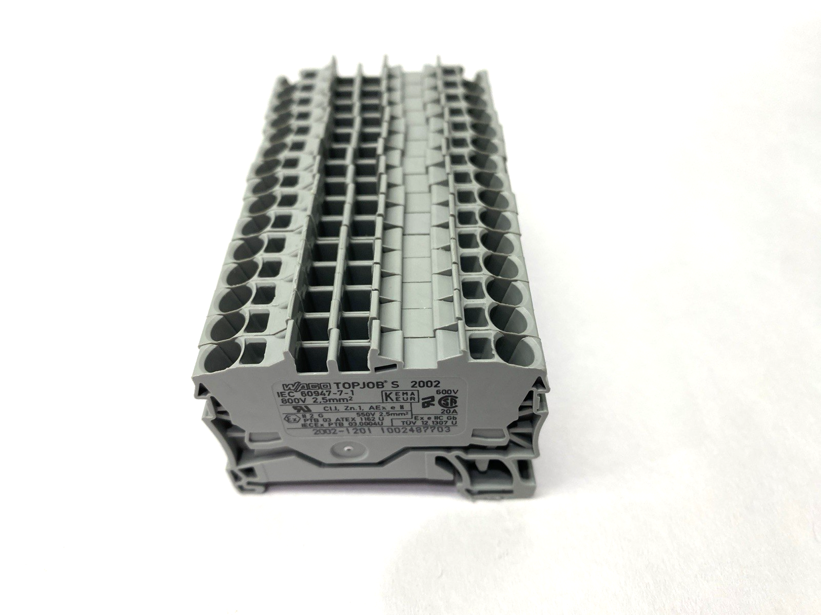 Wago 2002-1201 Topjobs Feed-Through Terminal Block LOT OF 15 - Maverick Industrial Sales