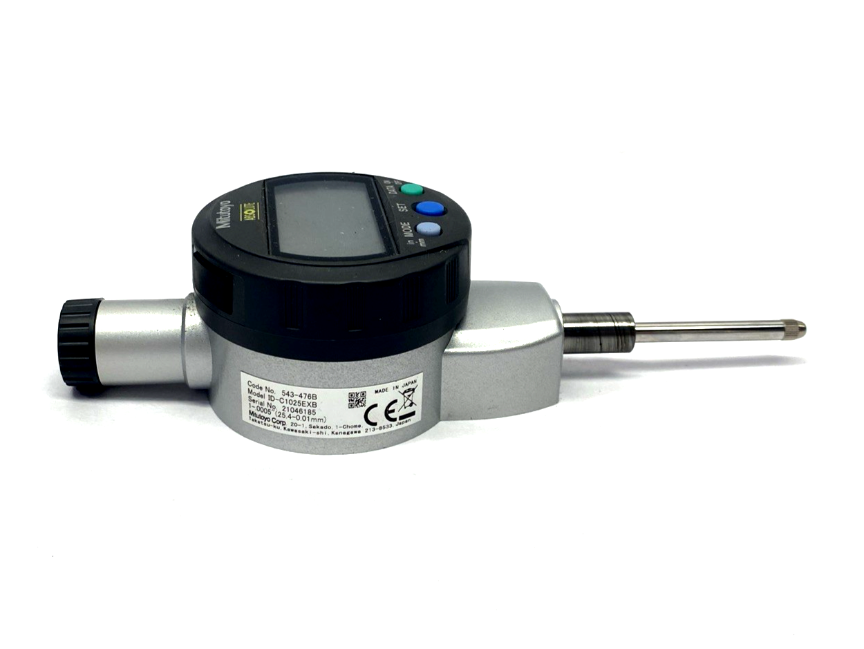 Mitutoyo 543-476B 1.0″ ID-U Absolute Digimatic Indicator 0.001” Res. ID-C1025EXB - Maverick Industrial Sales