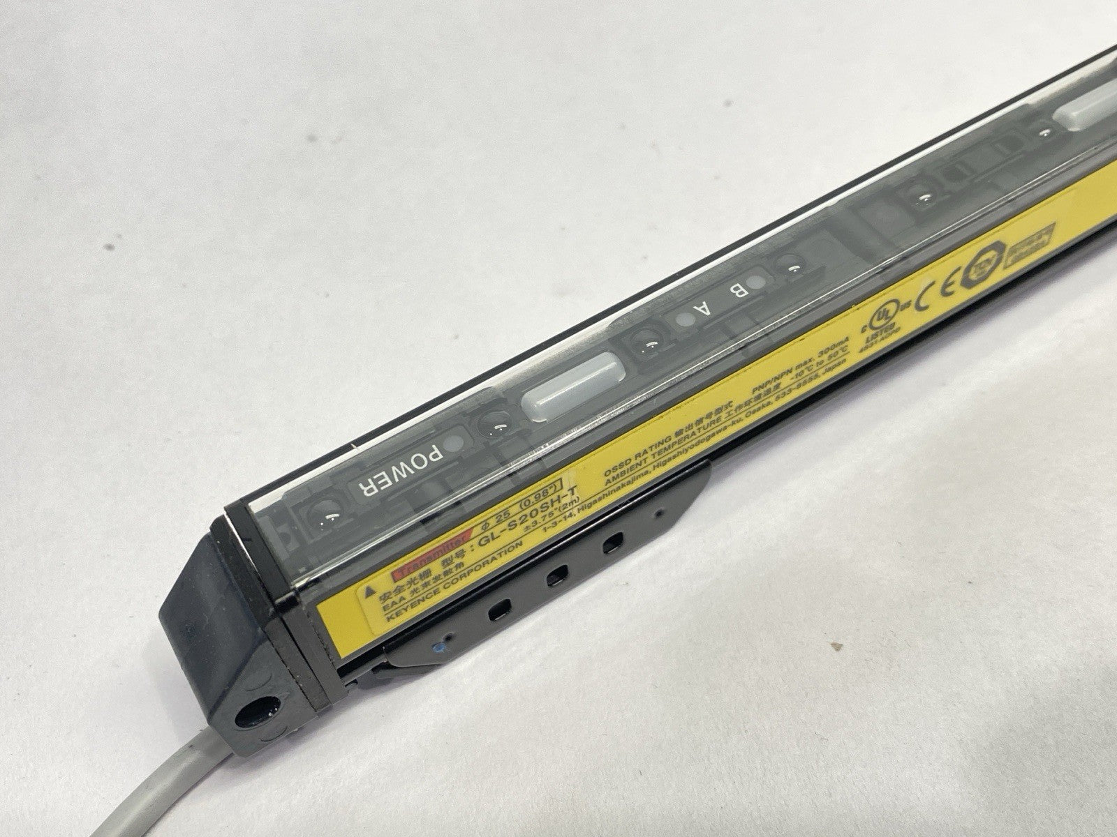 Keyence GL-S20SH Safety Light Curtain Slim Type 20 Beam Axes - Maverick Industrial Sales