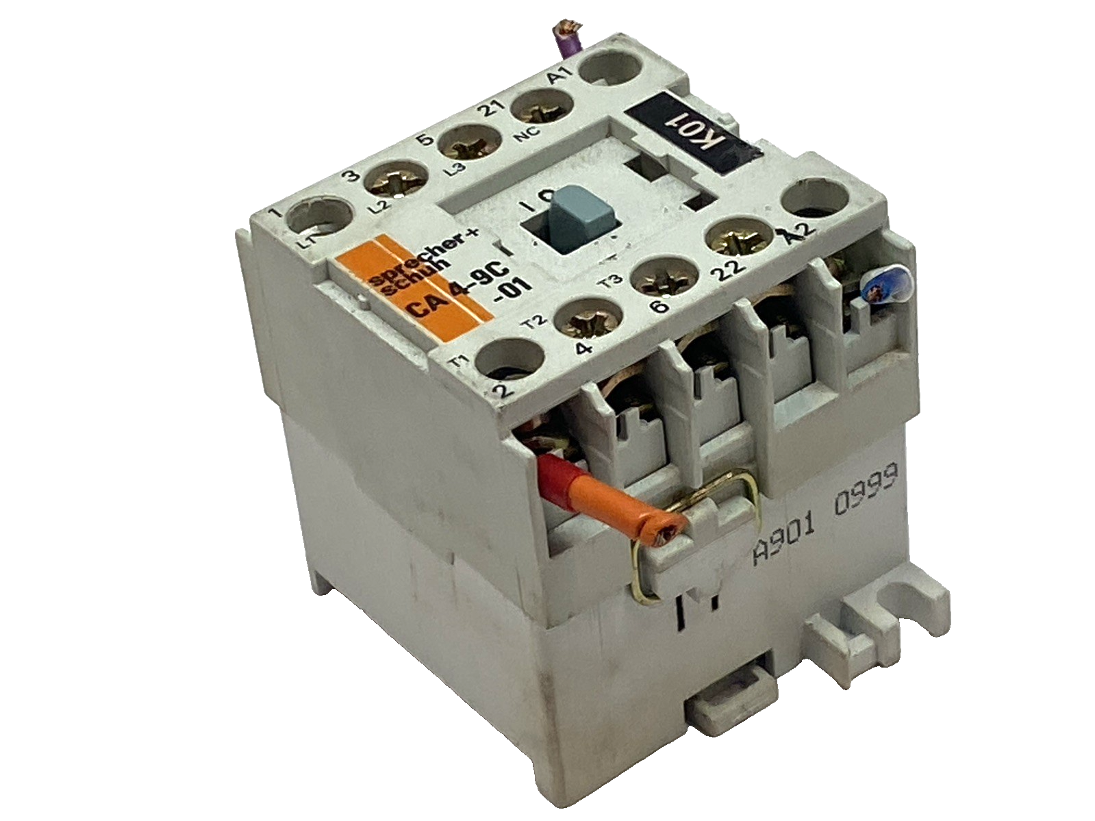 Sprecher & Schuh CA4-9C-01 Mini Contactor 9A 3-Pole 1NC 24VDC - Maverick Industrial Sales